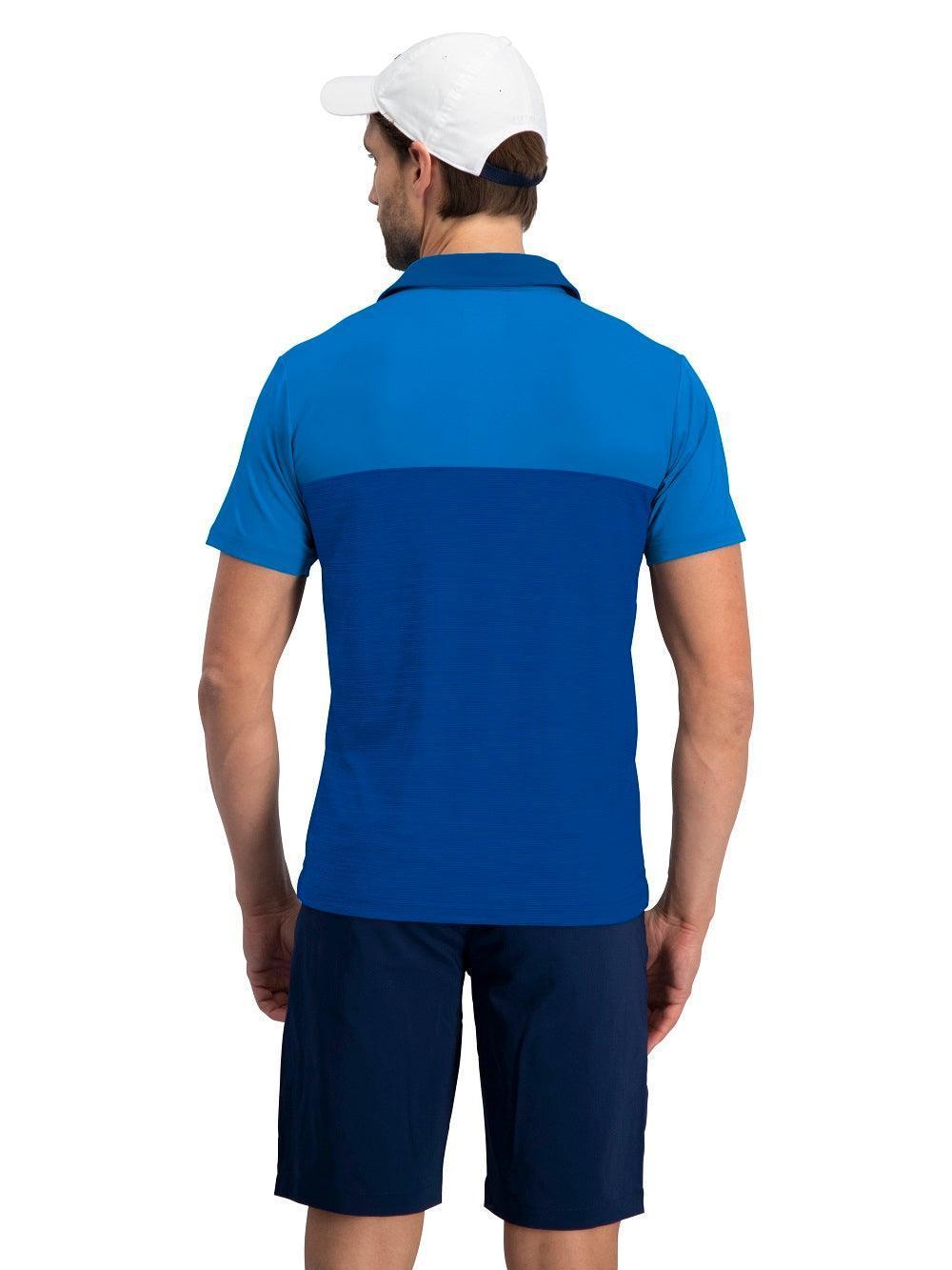 Three Sixty Six Men's Heathered Two-Tone Golf Polo Male Product Image