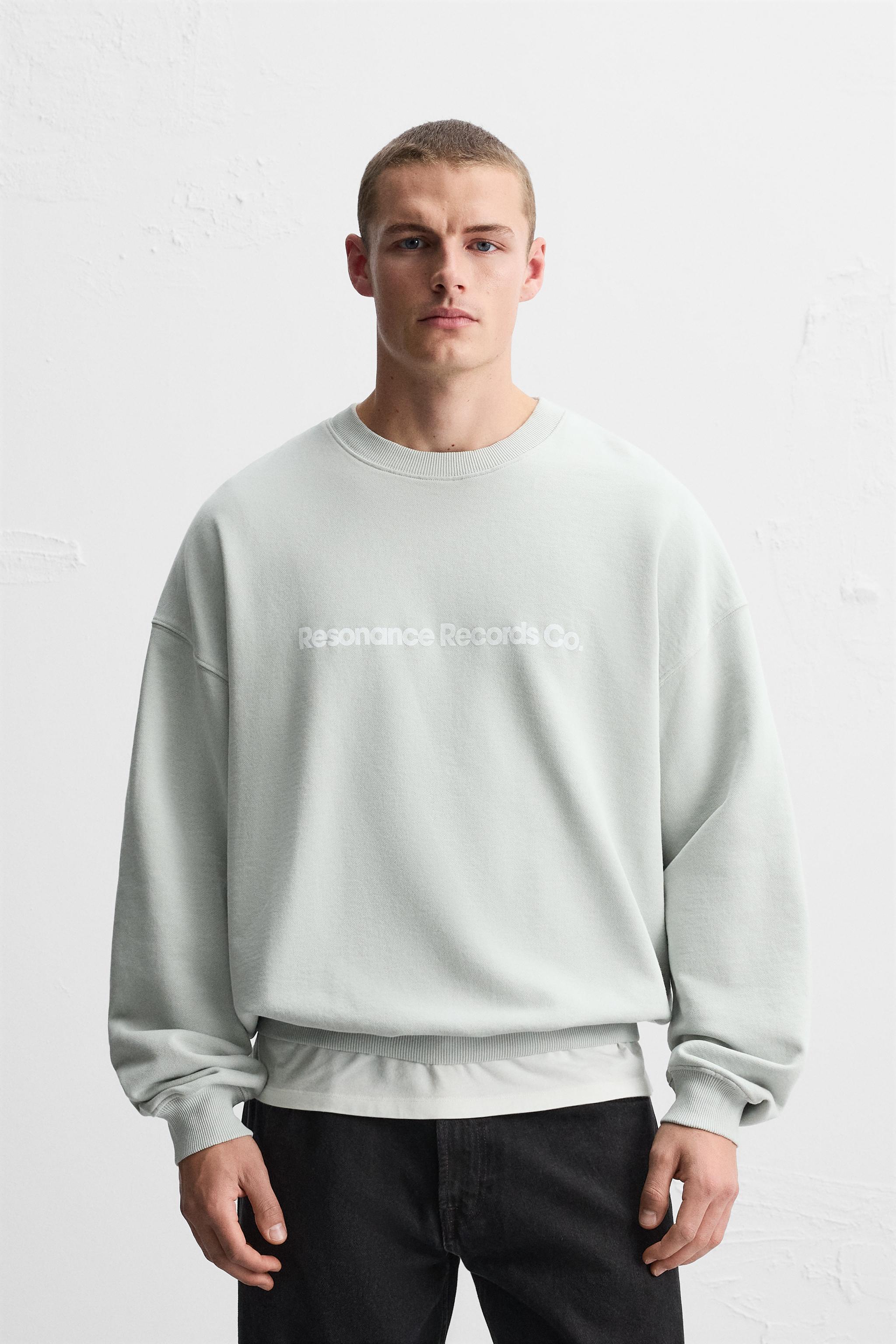 TEXT PRINT SWEATSHIRT Product Image