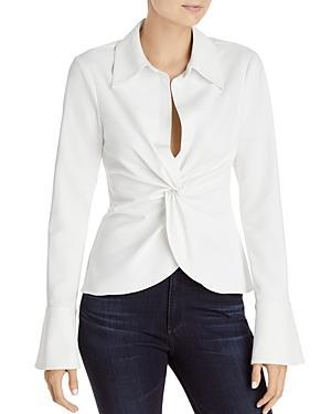 Womens Mckenna Twist-Front Blouse Product Image