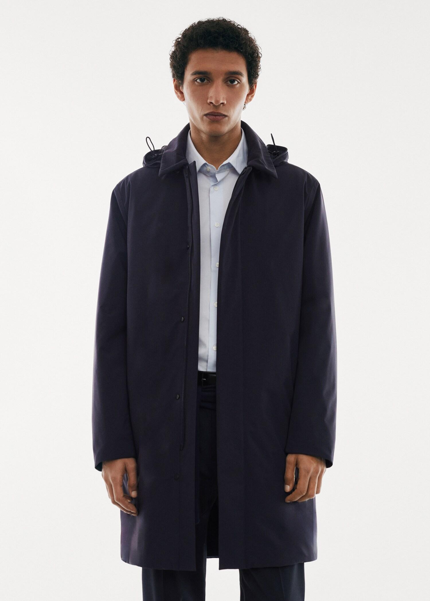 SOFEELATE® padded parka with hood - Men | MANGO USA Product Image