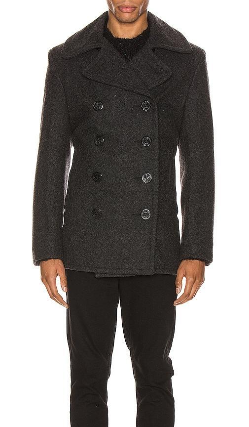 Schott Slim Fit Peacoat in Blue Product Image