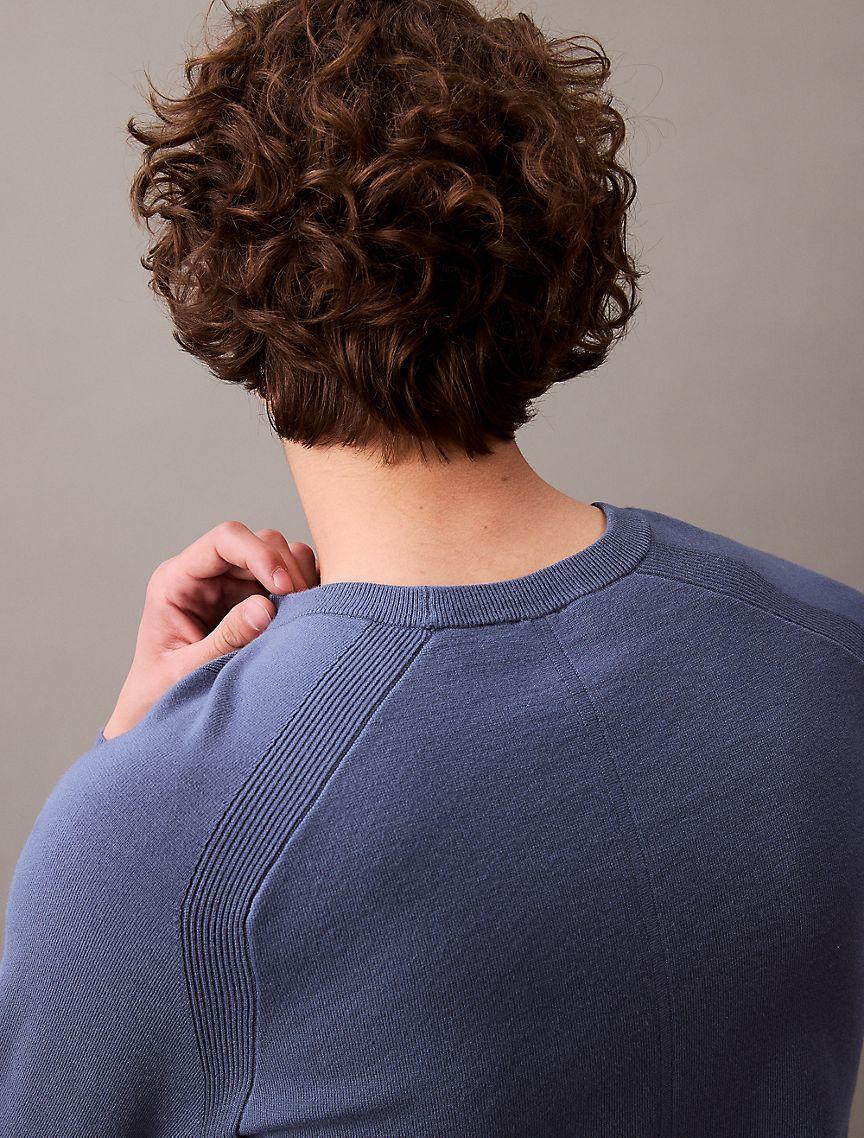 Calvin Klein Mens Tech Knit Crewneck Sweater Product Image