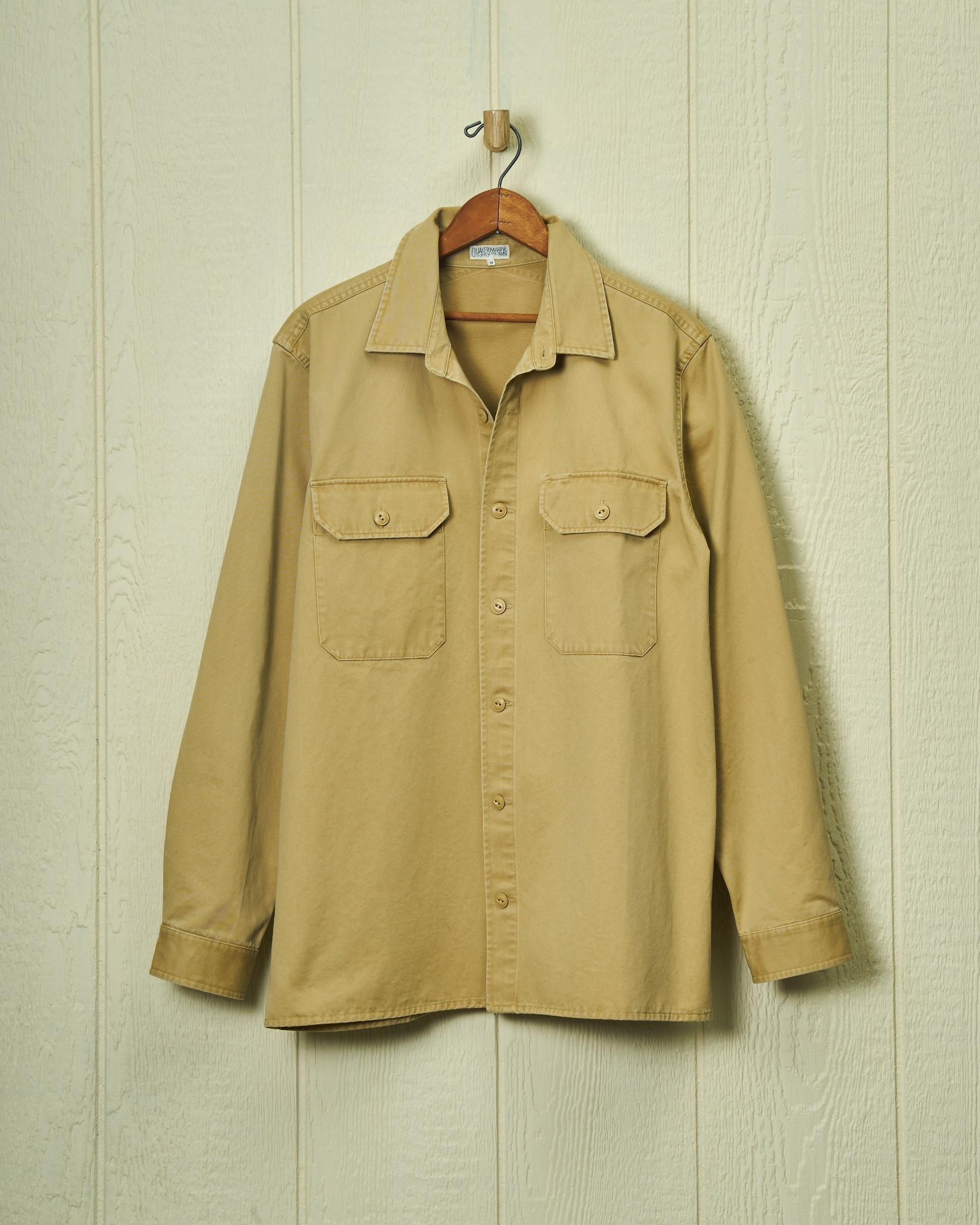 MacArthur Shirt in Khaki Twill Product Image