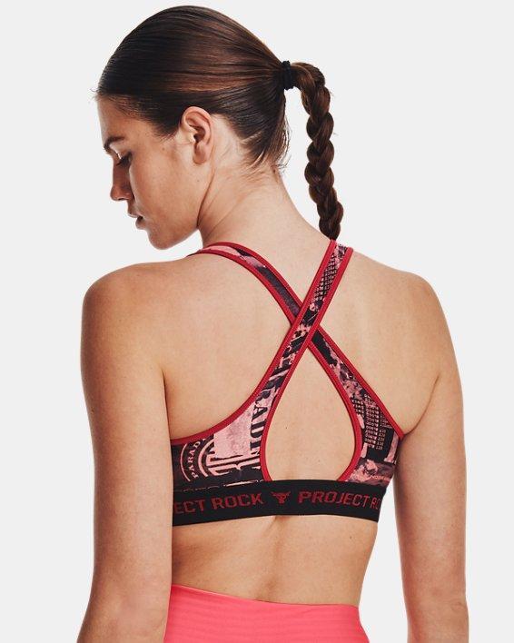 Women's Project Rock Crossback Printed Sports Bra Product Image