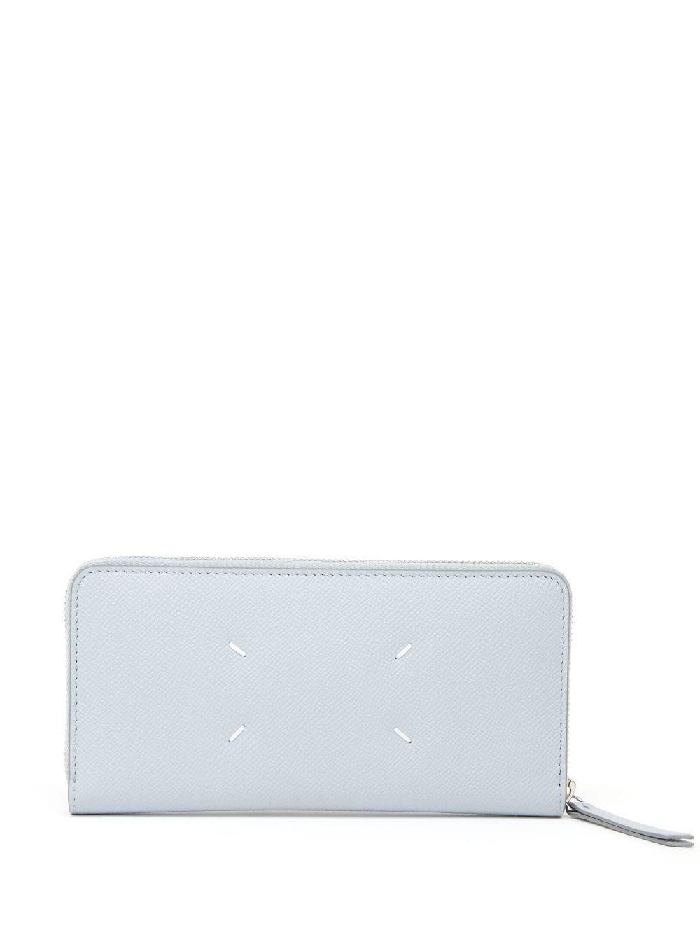 Four-stitch Logo Wallet In Blau Product Image