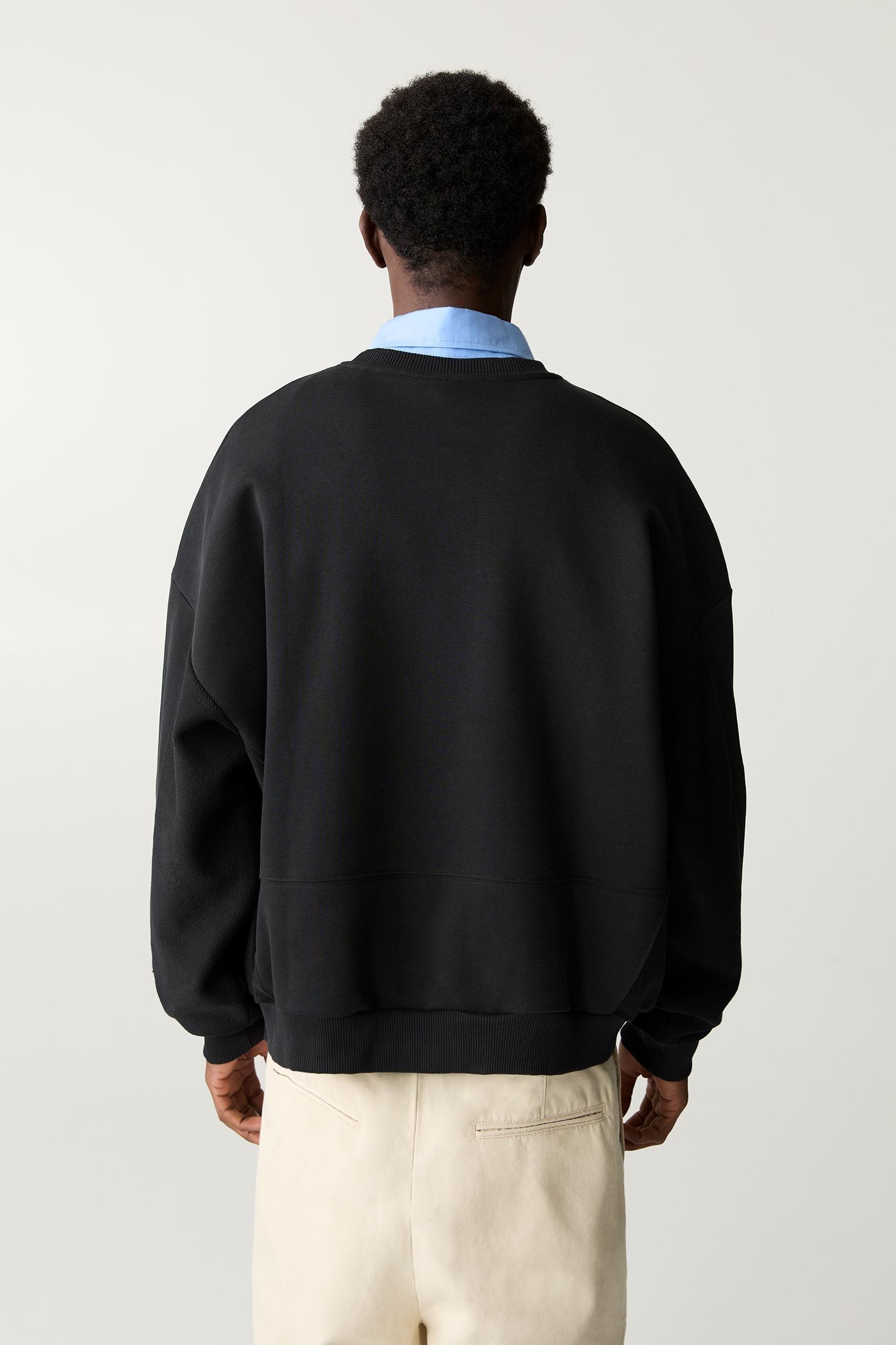 Sweatshirt with seam details Product Image