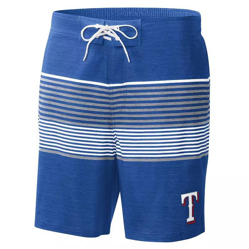 Mens G-III Sports by Carl Banks Royal Texas Rangers Coastline Volley Swim Shorts Product Image