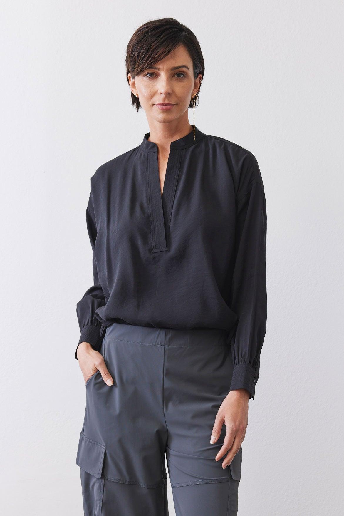Not Too Loose Light Poplin Blouse Product Image