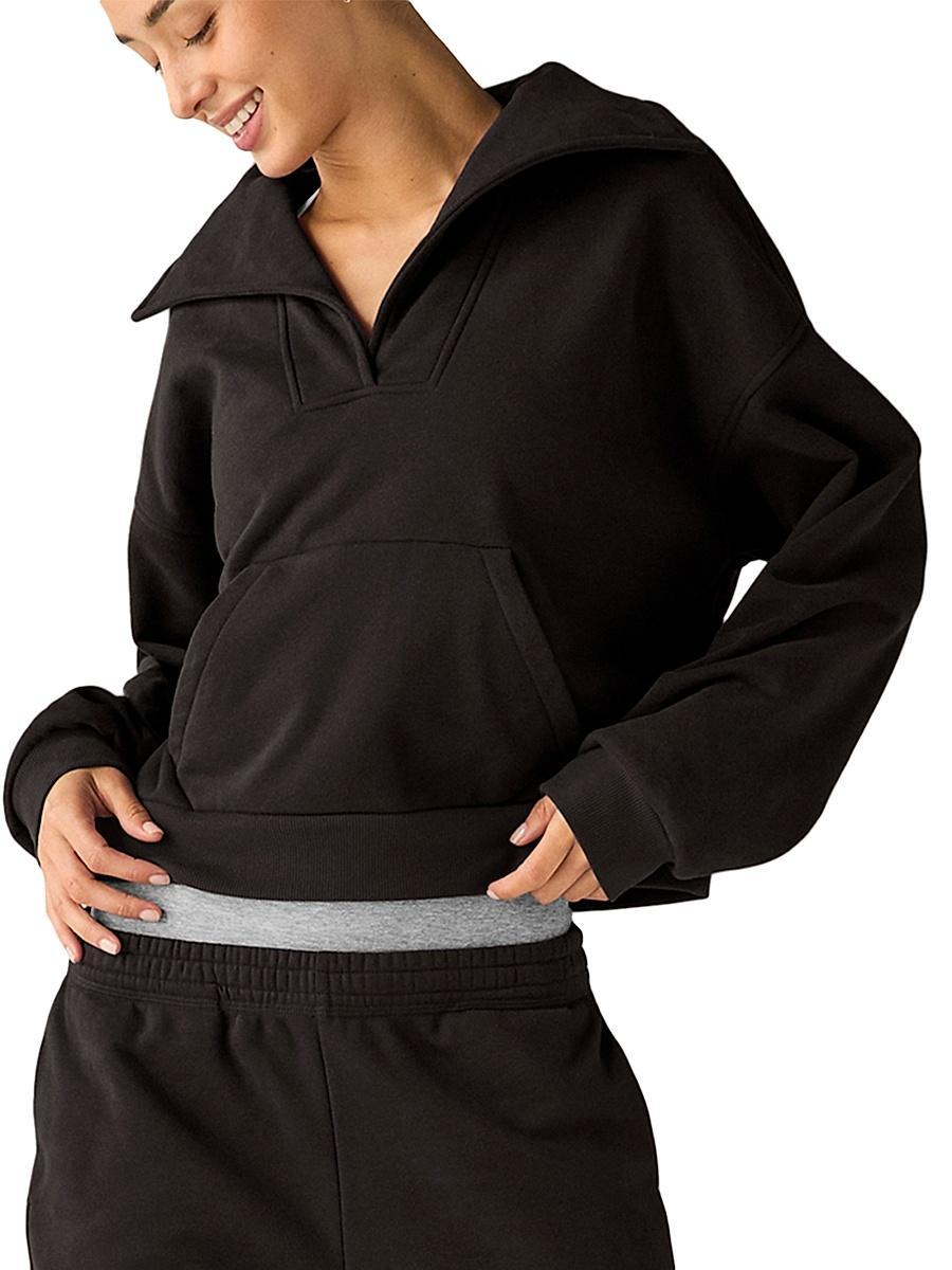 Womens Street Smart Cotton-Blend Fleece Sweater Product Image