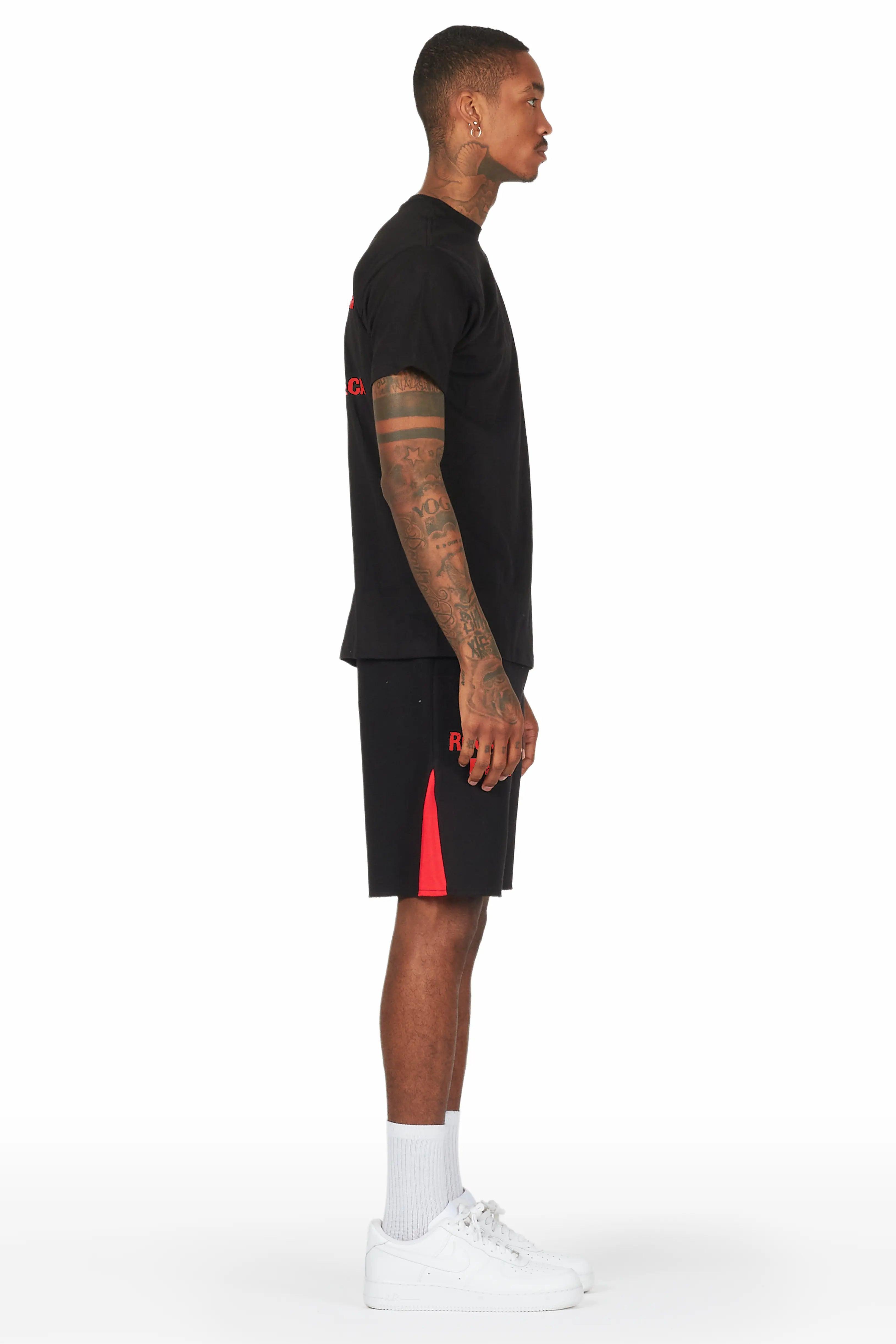 Buck 3.0 Black T-Shirt Short Set Male Product Image