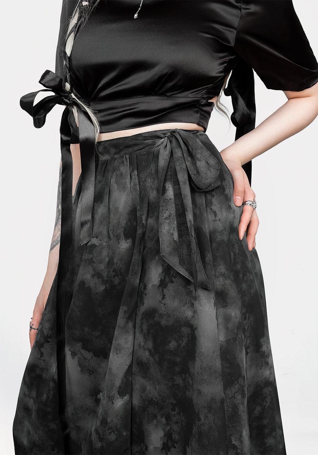 Tempest Tie Waist Midaxi Skirt Product Image