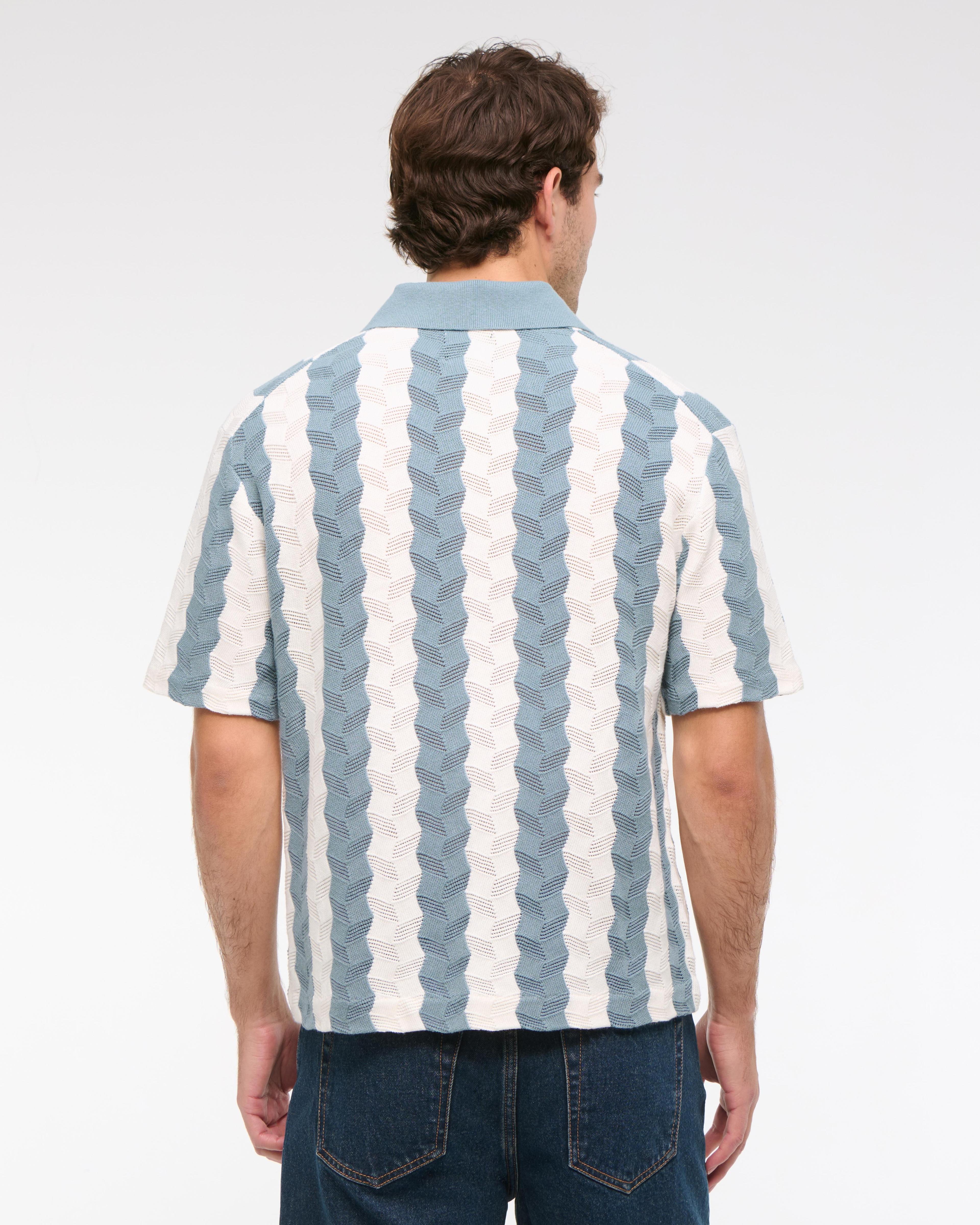 Striped Soccer Jersey-Inspired Sweater Product Image