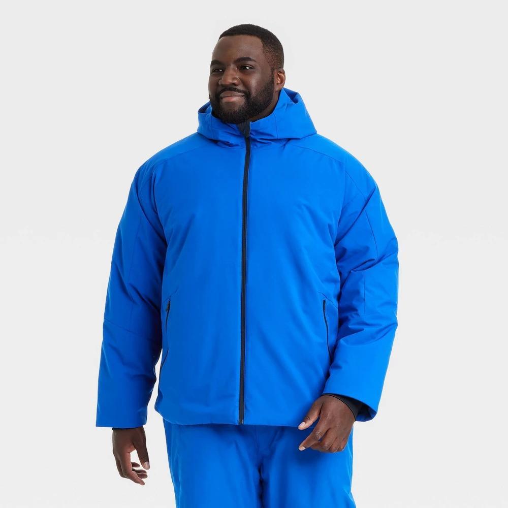 Mens Big Winter Jacket - All In Motion Blue 2XL Product Image