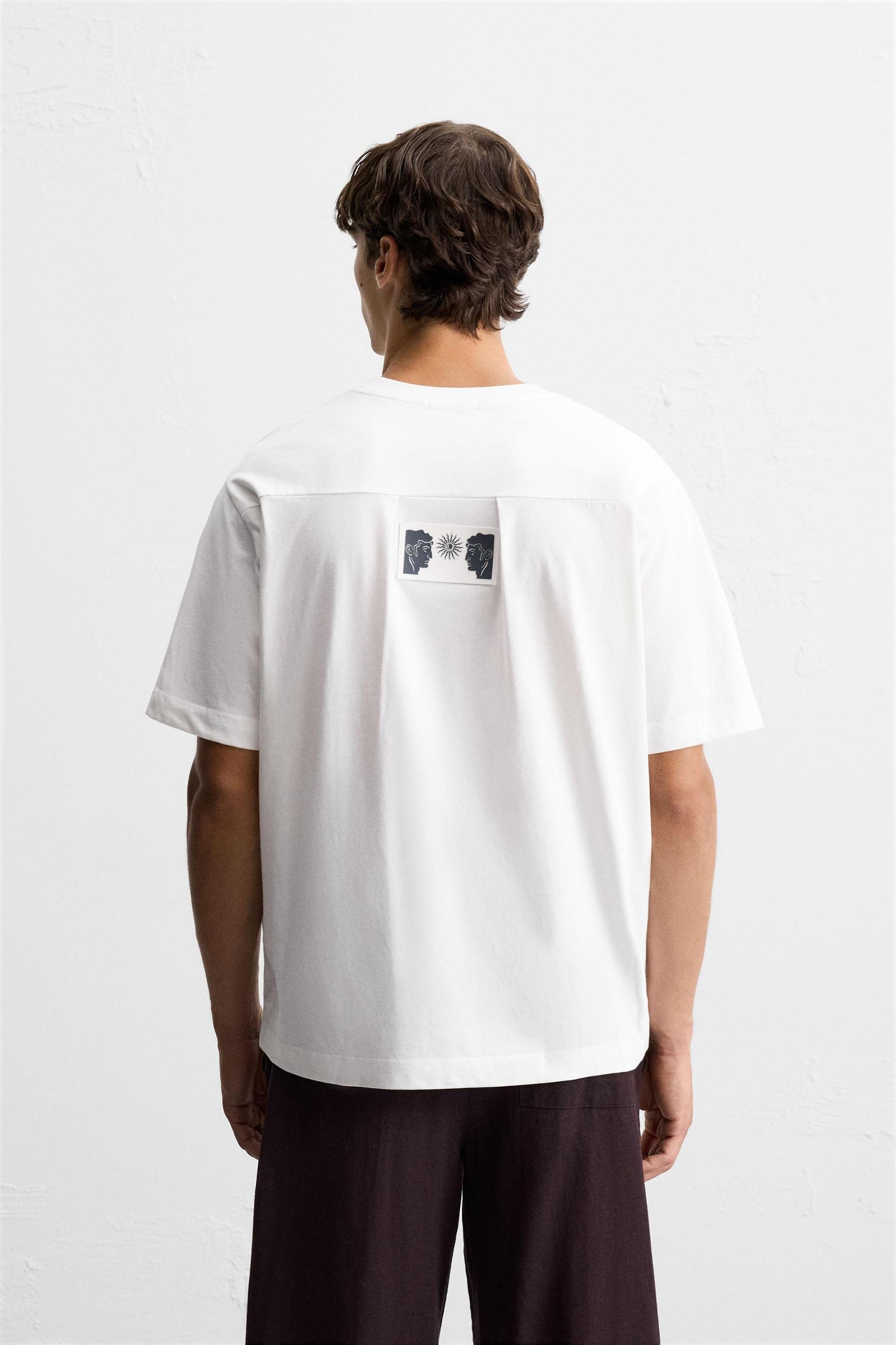 CONTRAST PATCH T-SHIRT Product Image