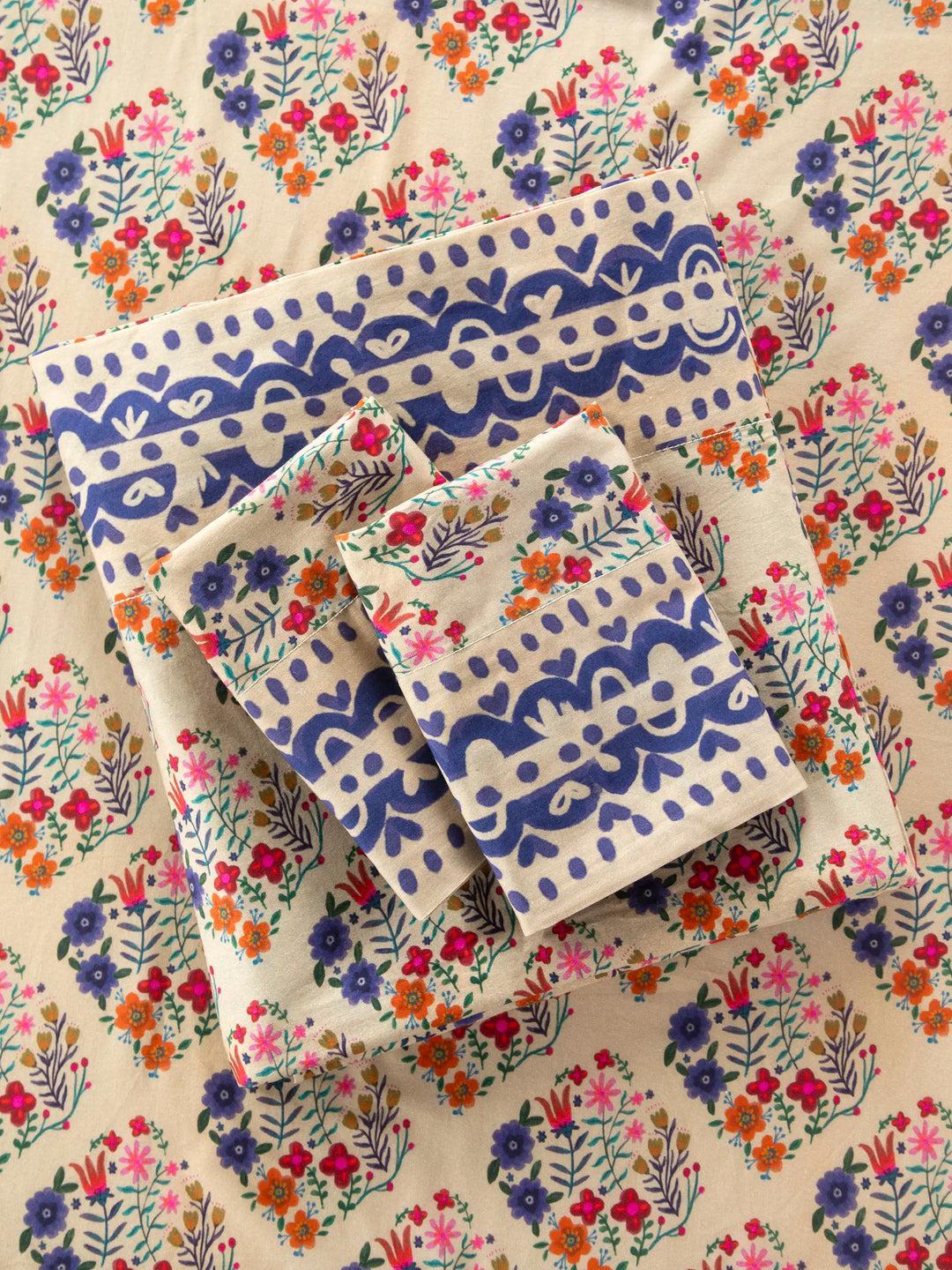 Sooo Soft Cotton Sheet Set - Pink Painted Garden Product Image