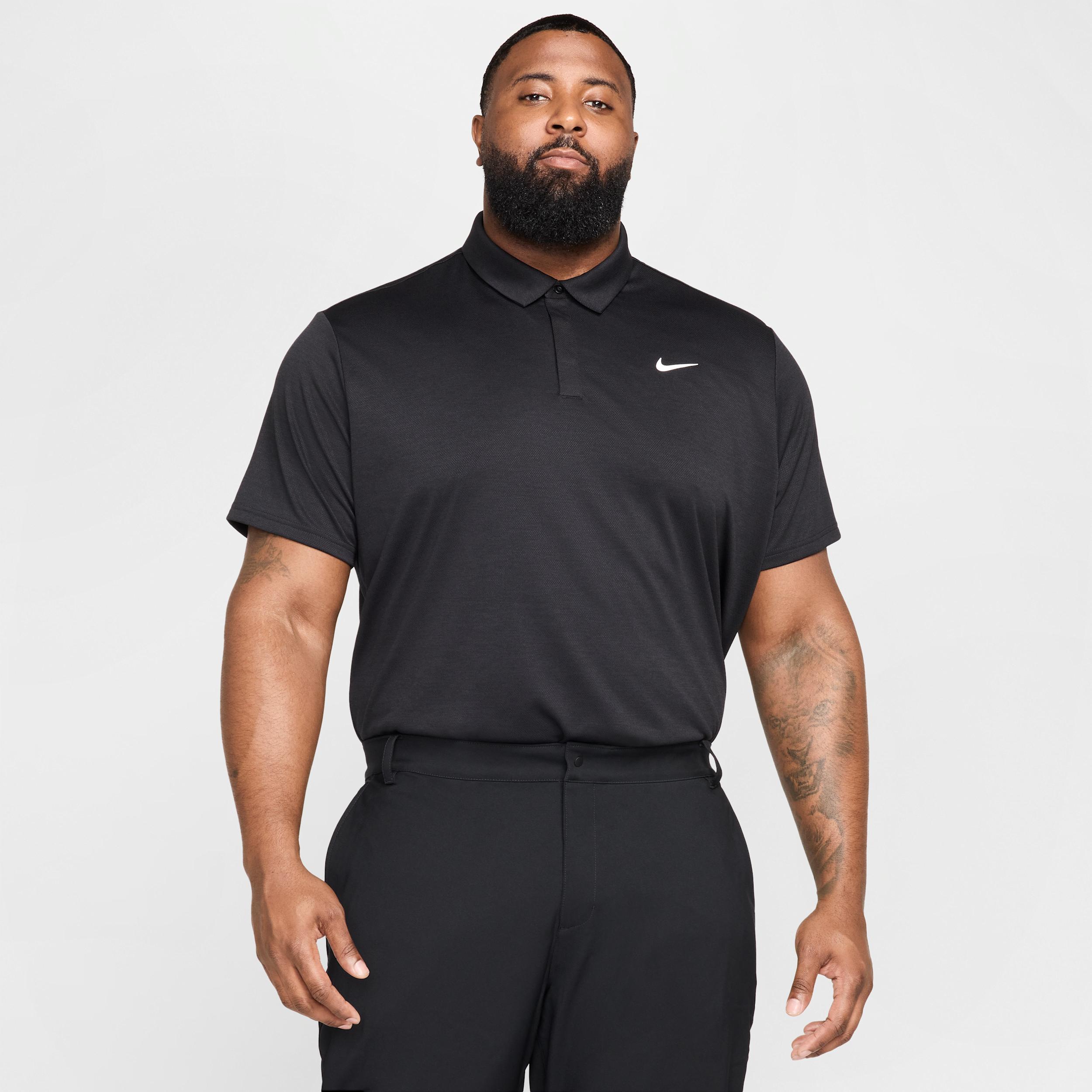Nike Mens Tour Dri-FIT Jacquard Golf Polo | FZ7475-010 Product Image