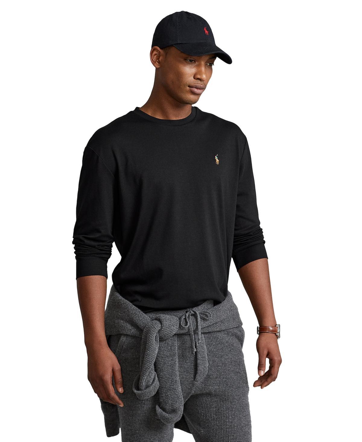 POLO RALPH LAUREN Men's Classic-fit Soft Cotton Crewneck T-shirt In Refined Navy Product Image