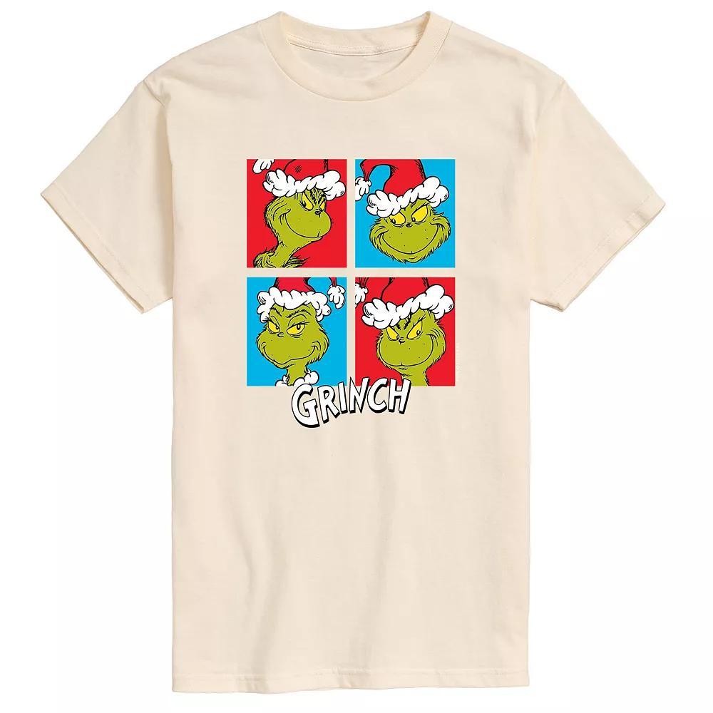 Men's Dr. Seuss Grinch Grid Tee,  Product Image