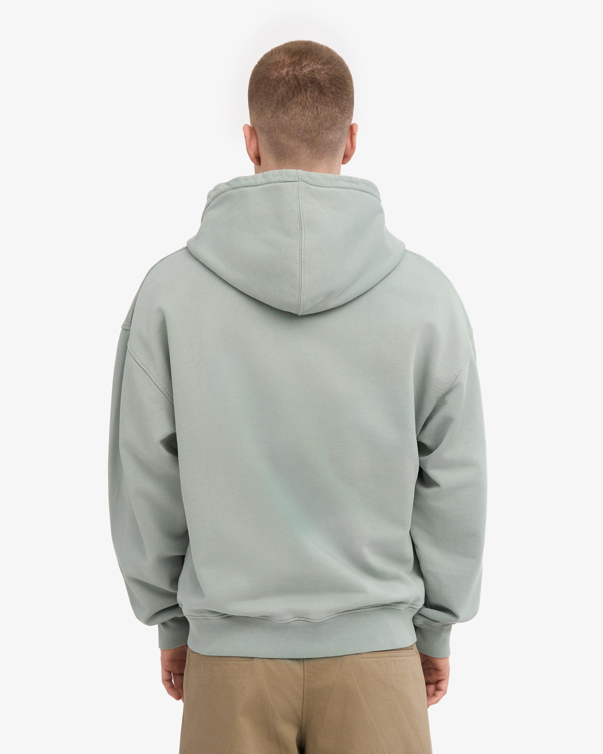 Organic Oversized Zip Hood - Neptune Blue Product Image