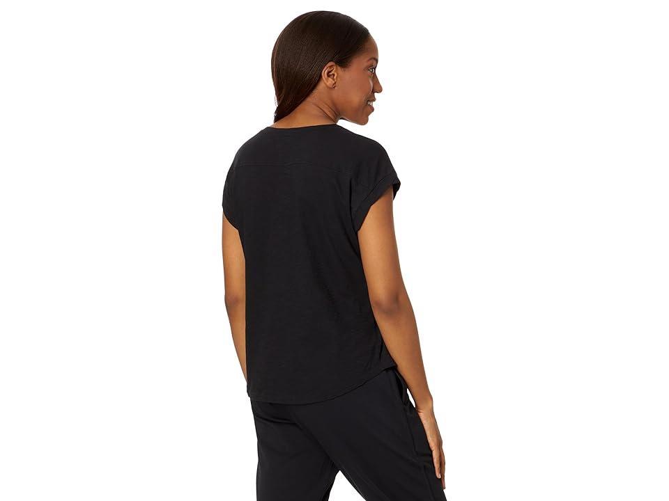 PACT Featherweight Slub Dolman Henley Women's Clothing Product Image