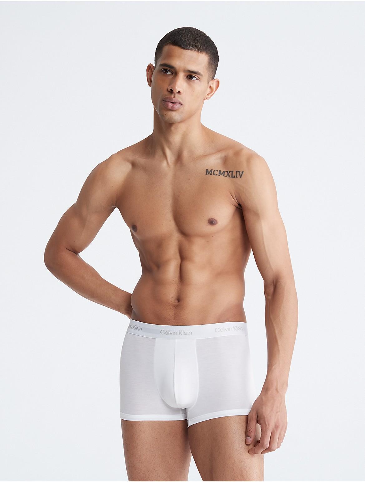 Calvin Klein Mens Ultra-Soft Modern Trunk - Blue - L Product Image