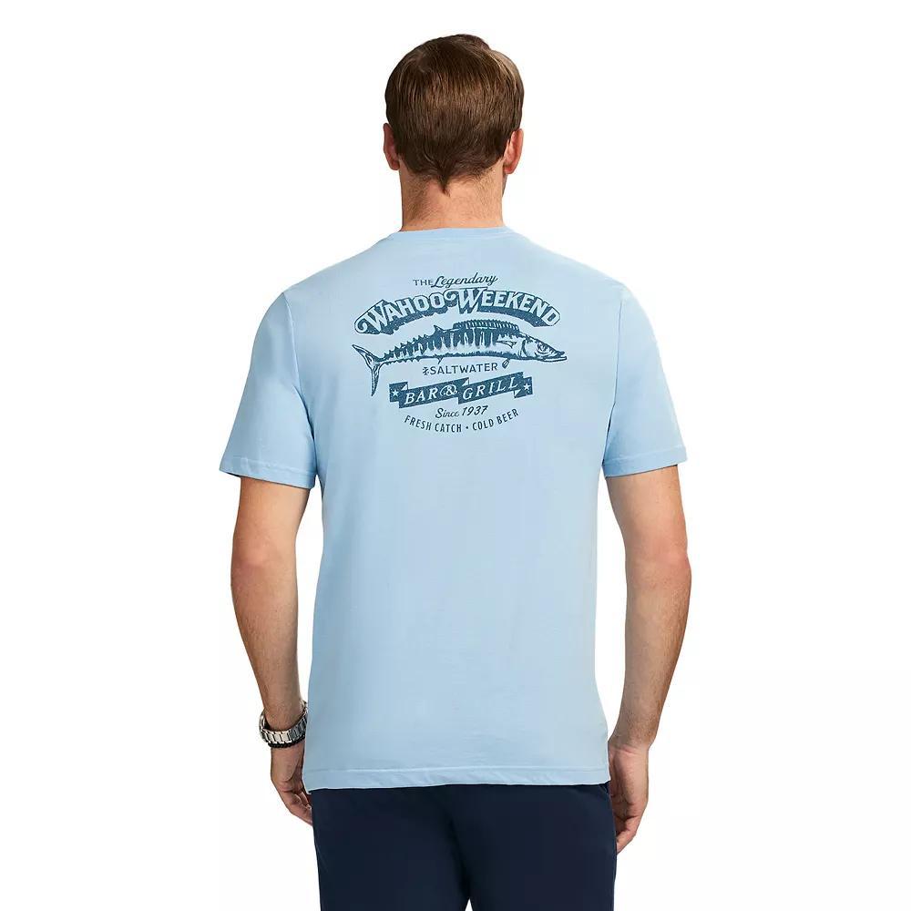 Men's IZOD Saltwater Soft Wash Short Sleeve Graphic Tee, Size: XL, Wahoo Weekend Product Image