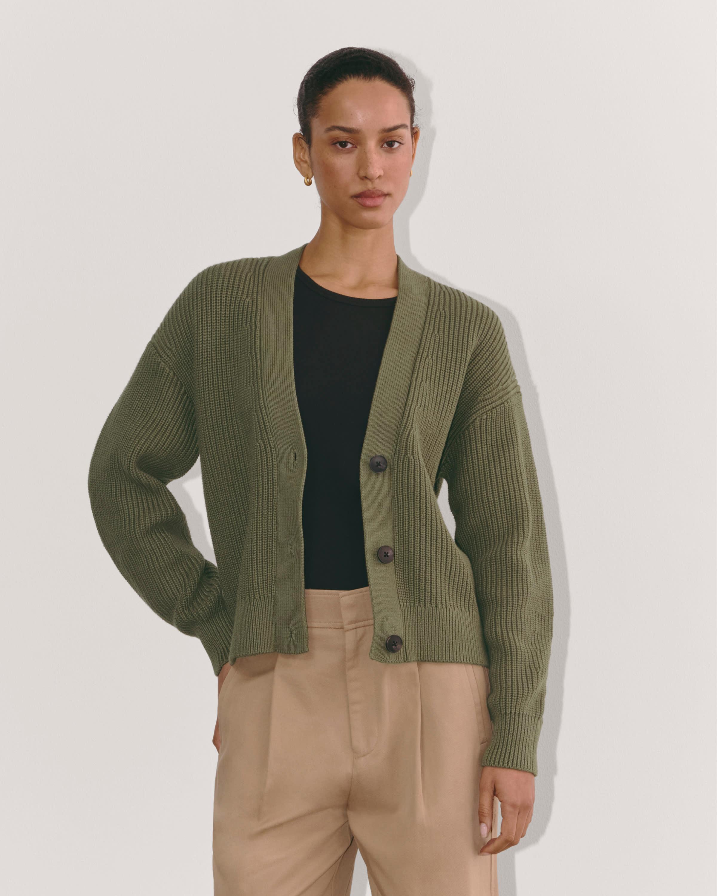 Womens Boxy Cardigan in Everyday Cotton by Everlane Product Image