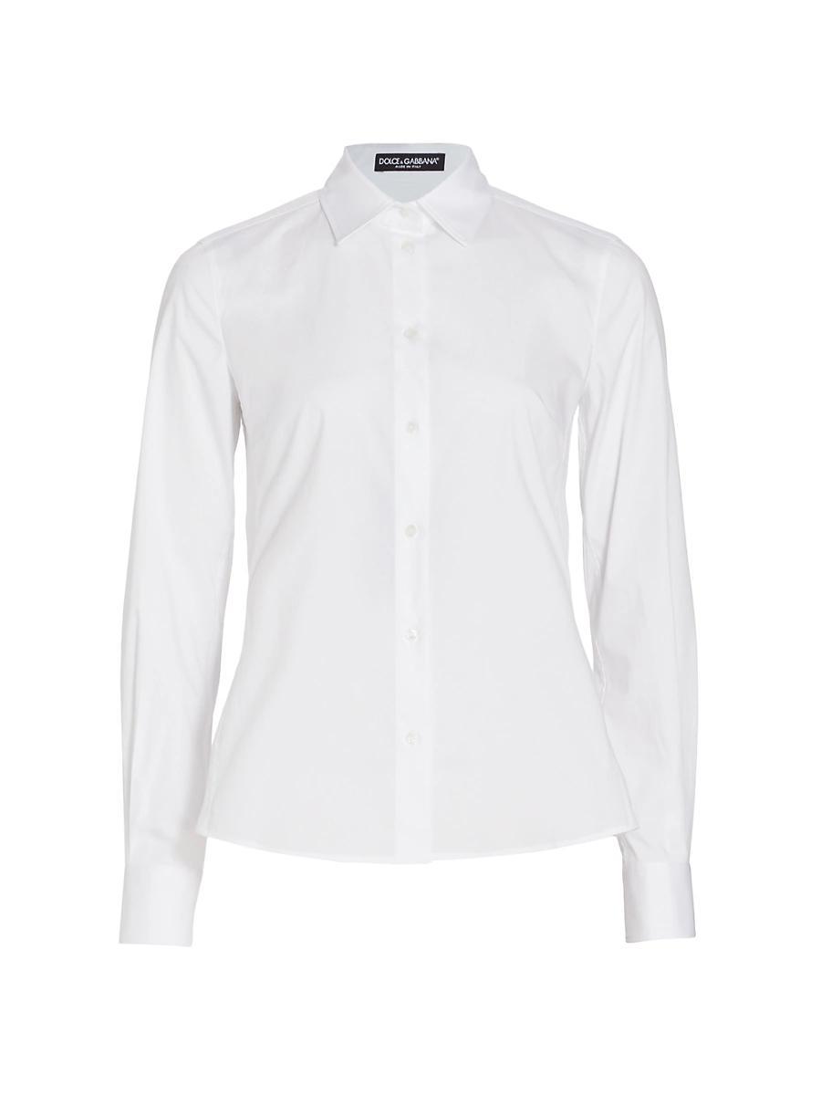 Poplin Classic-Fit Collared Shirt Product Image