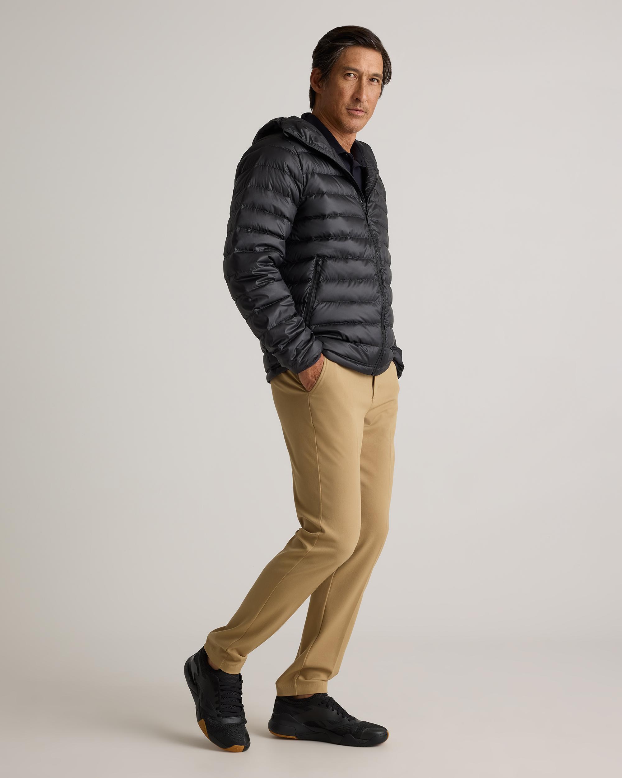 Quince | Men's Lightweight Down Packable Puffer Hooded Jacket Recycled Polyester Product Image