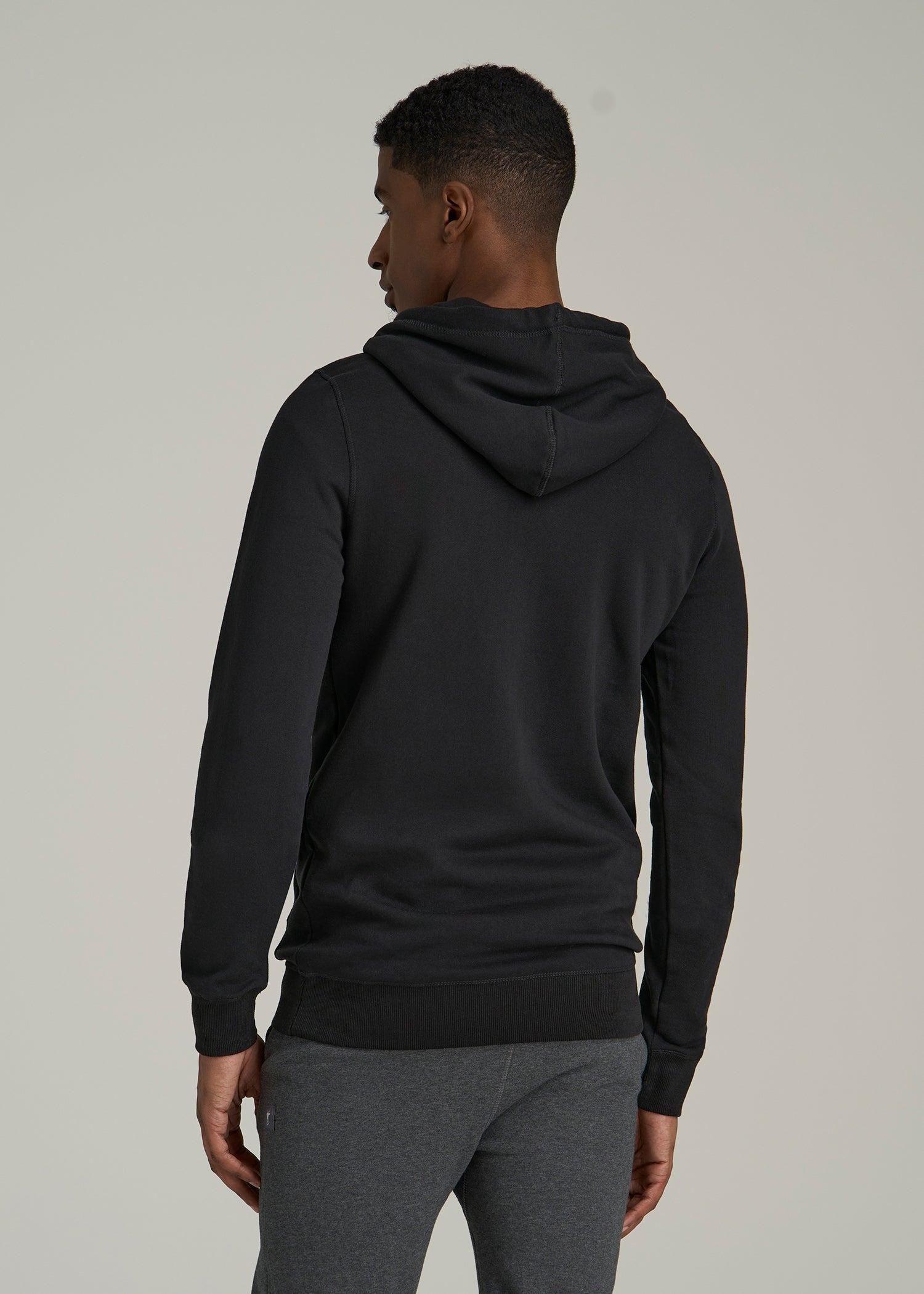 Wearever 2.0 Fleece Hoodie for Tall Men in Black Male Product Image