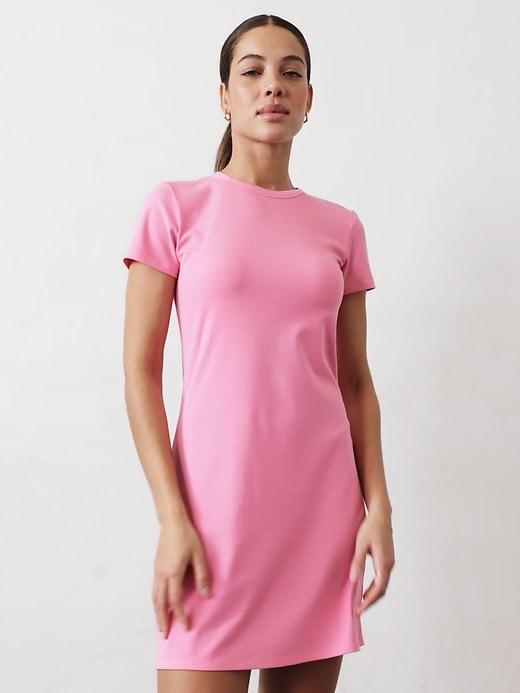 Signature Rib Tee Dress Product Image