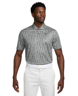 Nike Mens Victory+ Dri-fit Golf Polo Shirt - Lt Smoke Grey/black/lt Smoke Grey/(black Product Image