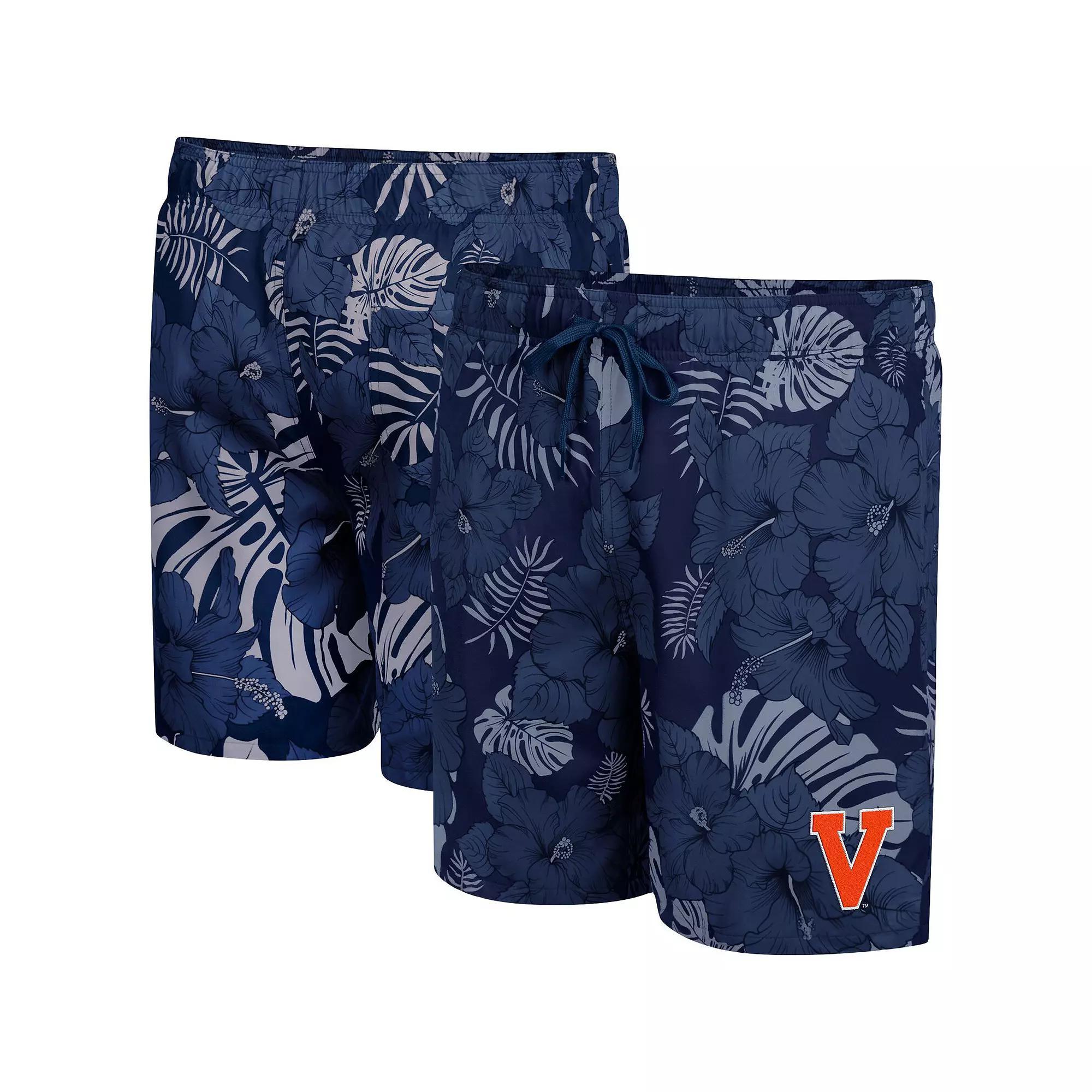 Men's Colosseum Black Army Black Knights The Dude Swim Shorts,  Product Image