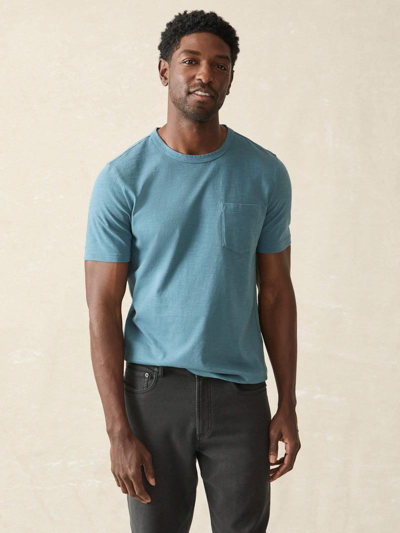 Sunwashed Pocket Tee - Teal Harbor Product Image