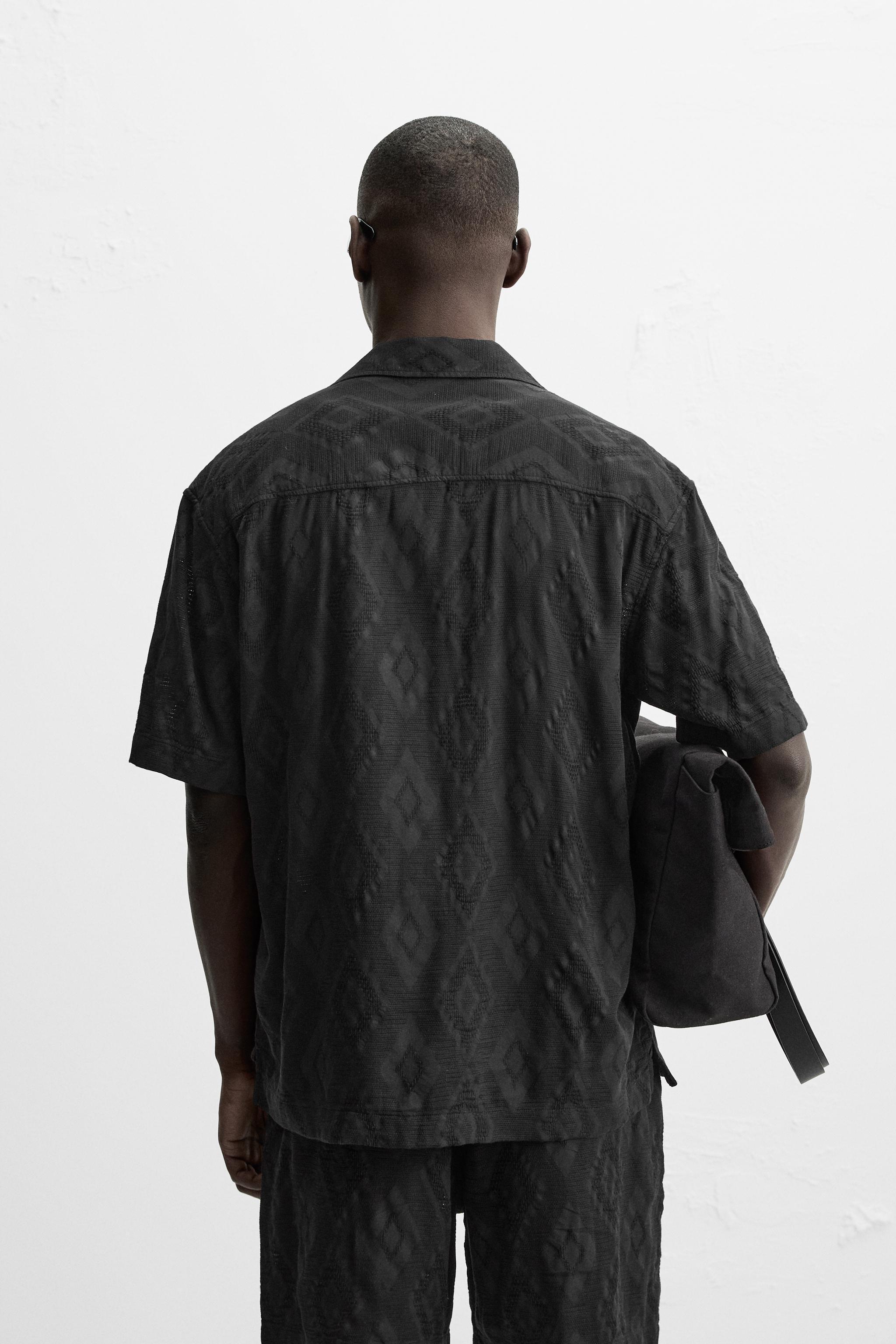 GEOMETRIC JACQUARD SHIRT Product Image