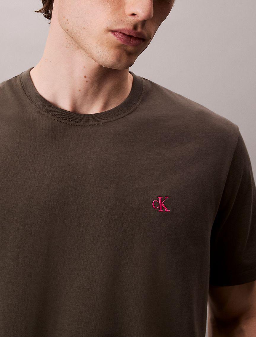 Embroidered Monogram Logo Relaxed T-Shirt Product Image