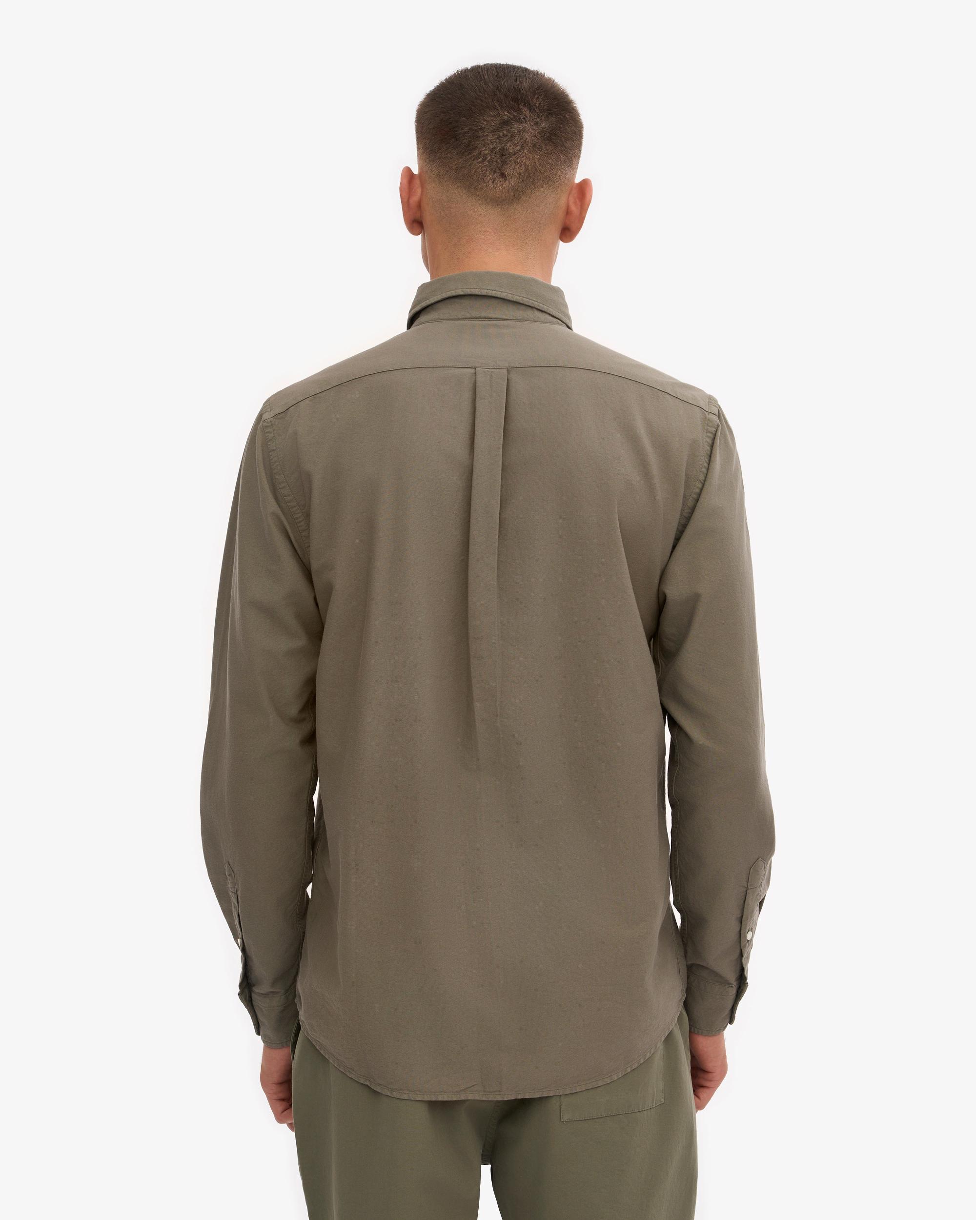 Organic Button Down Shirt - Dusty Olive Product Image