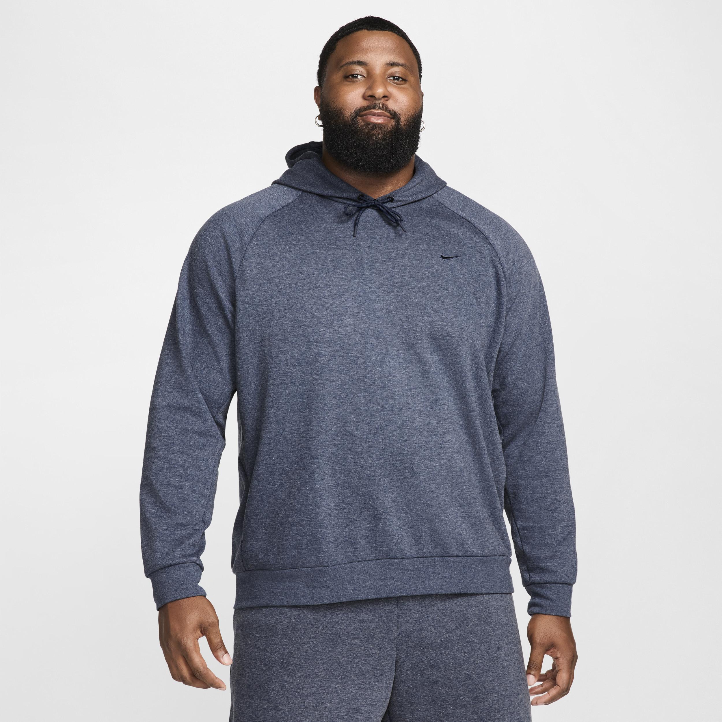 Nike Mens Primary Fleece Dri-FIT UV Pullover Performance Hoodie | FZ0969-473 Product Image