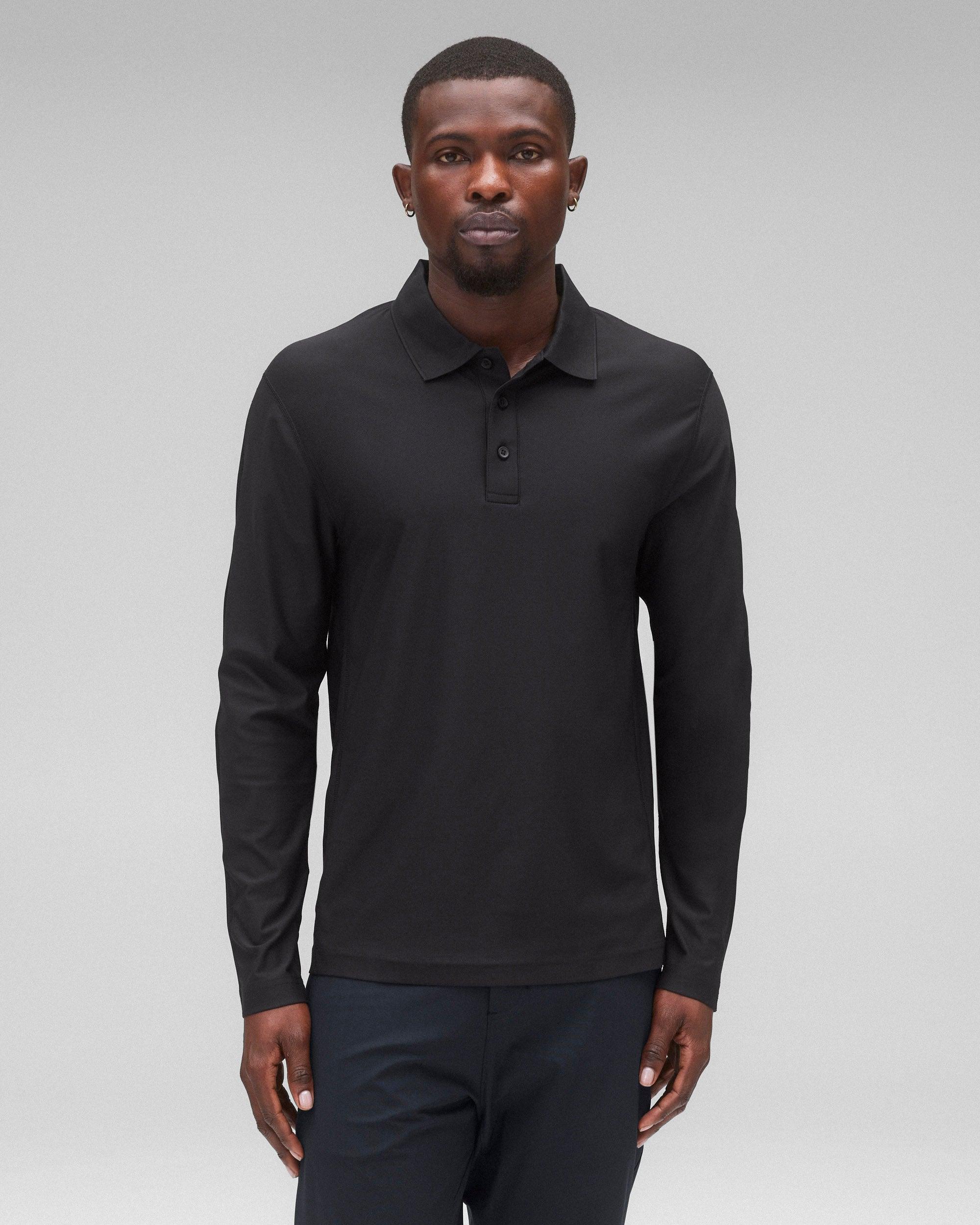 Tech Pique Playoff Standard Long Sleeve Polo Male Product Image