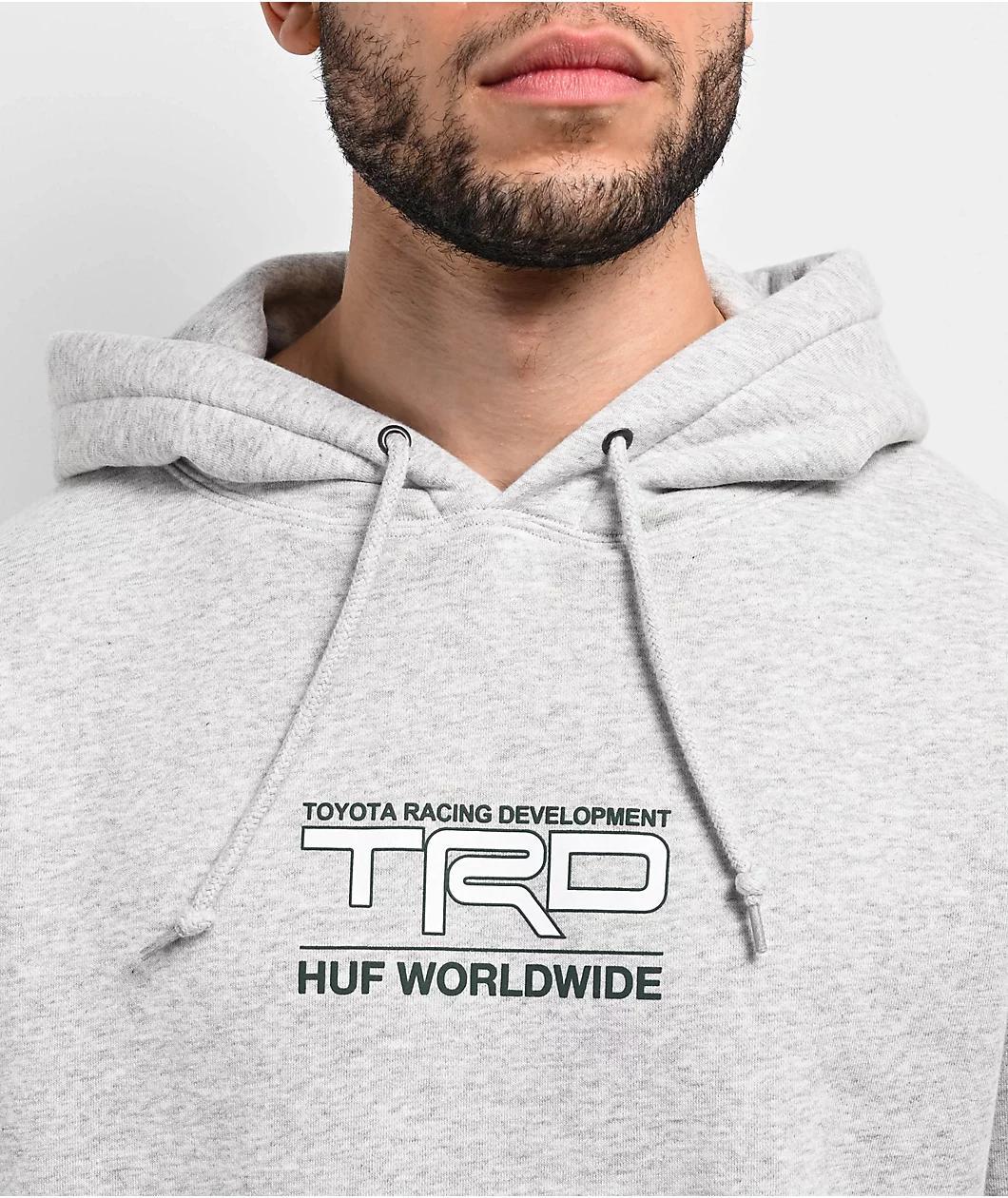 HUF x Toyota TRD Escape Grey Hoodie Product Image