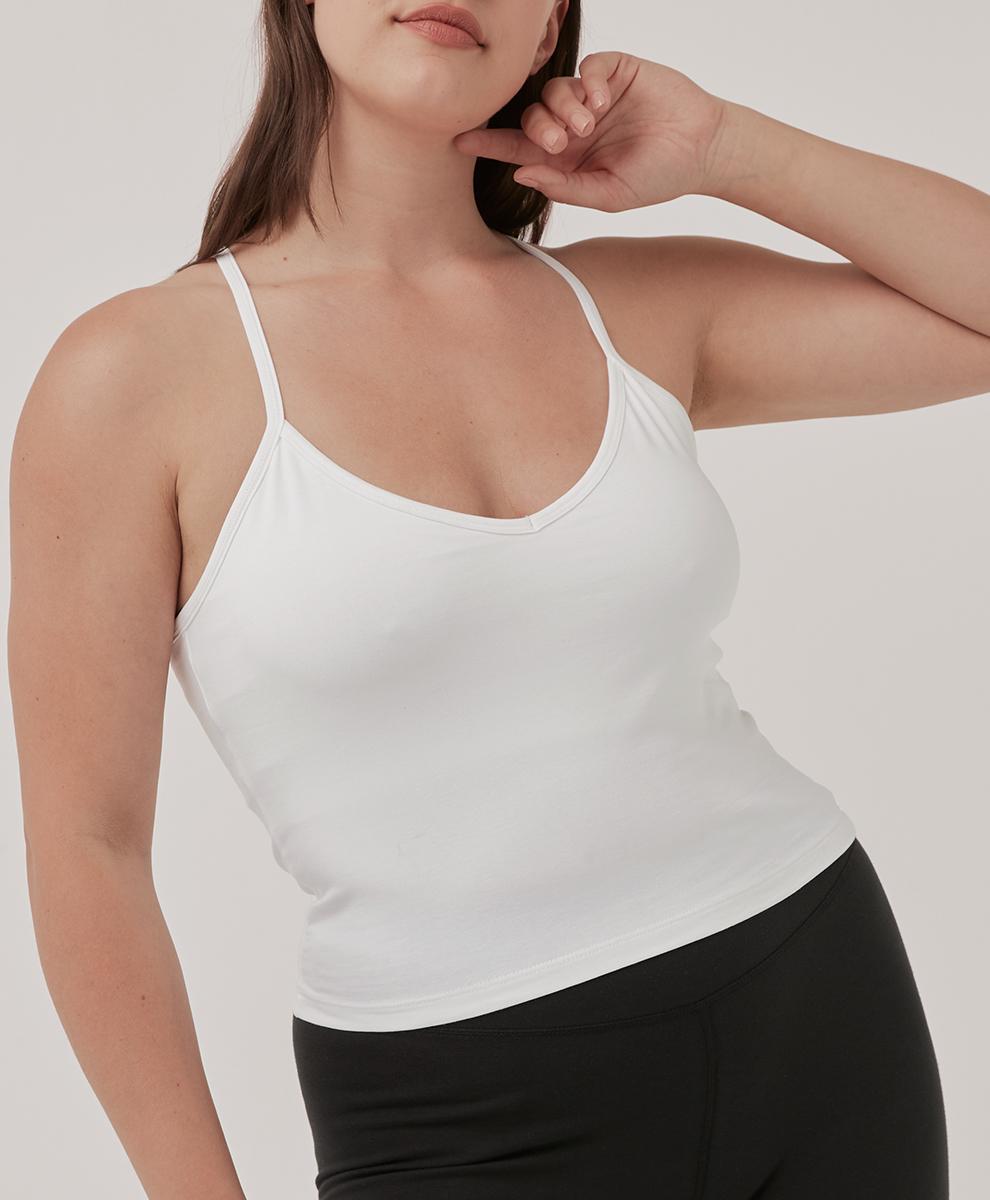 Womens Everyday Shelf Bra Cropped Camisole S Product Image