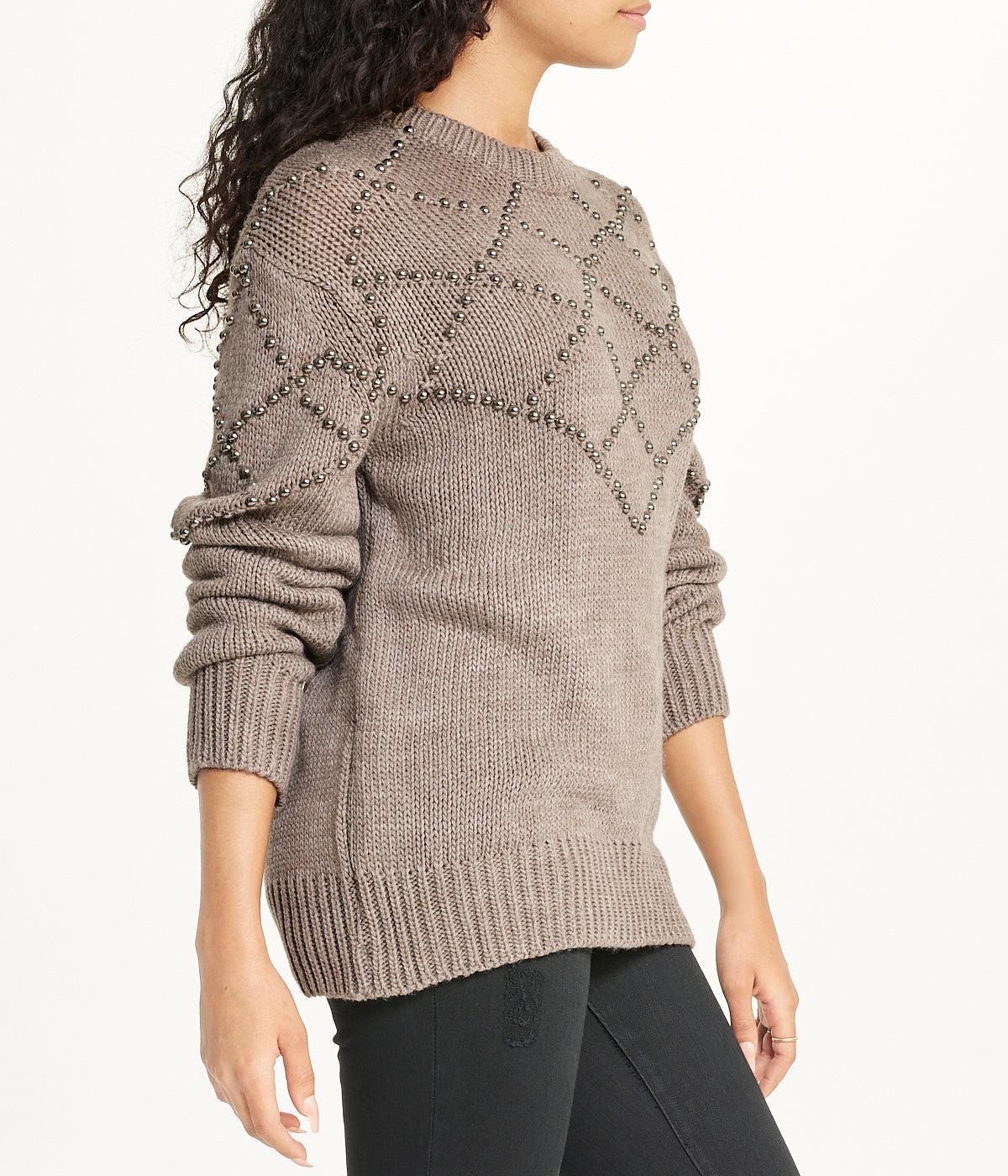 Embellished Pattern Pullover Product Image