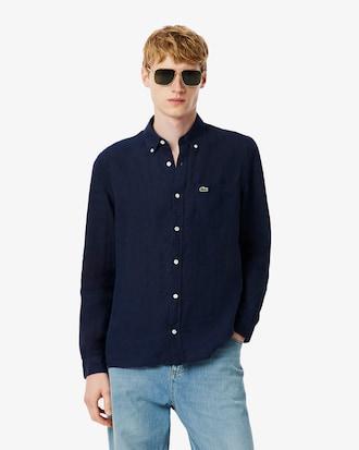 Regular Fit Linen Shirt Product Image