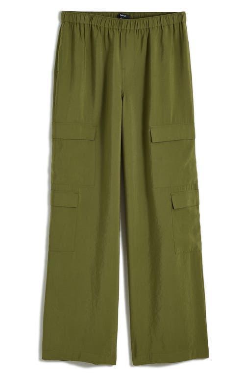 Madewell Pull-On Wide-Leg Cargo Pants in Softdrape (Desert ) Women's Dress Pants Product Image