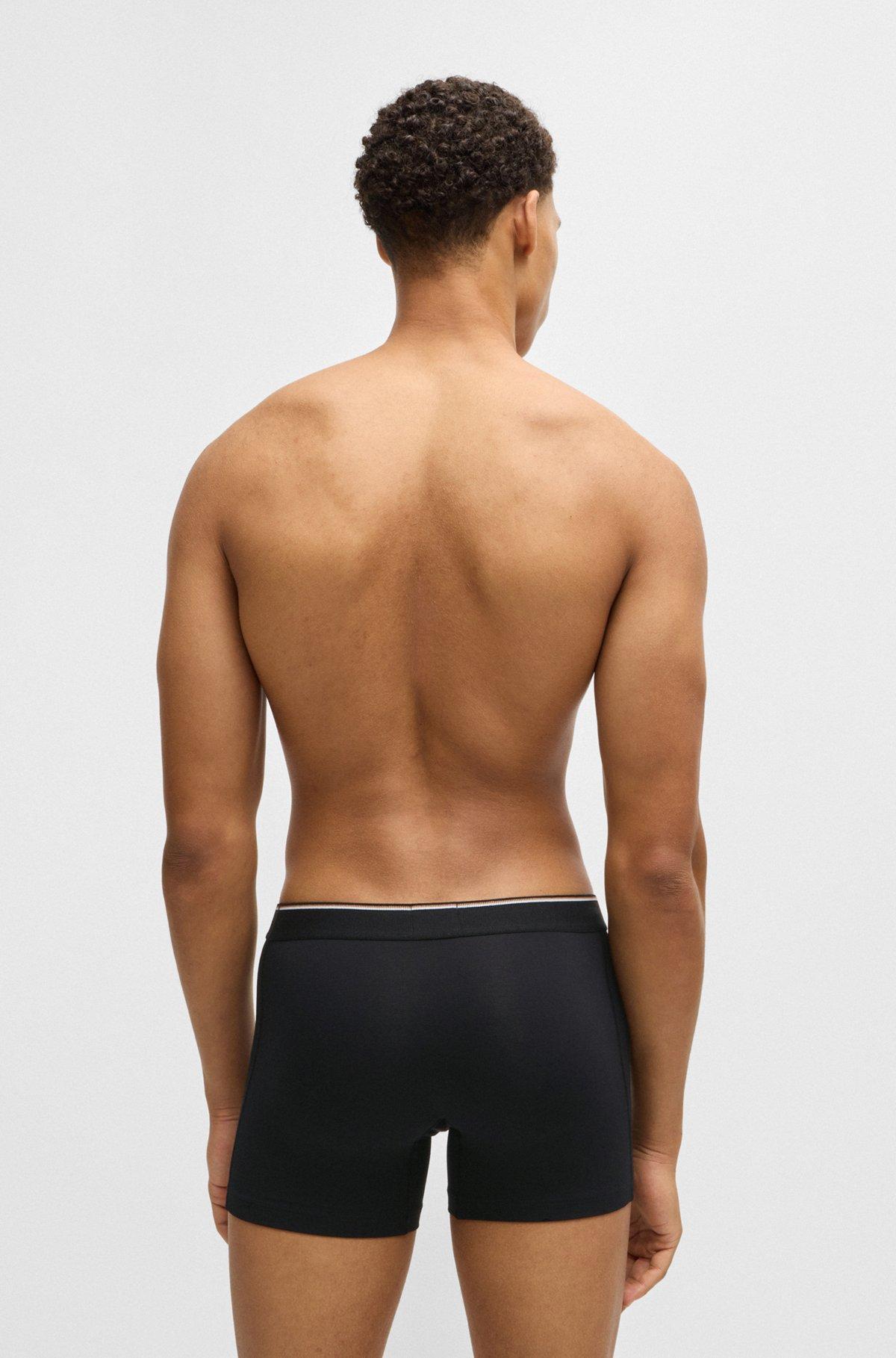 Three-pack of boxer briefs in a bamboo blend Product Image