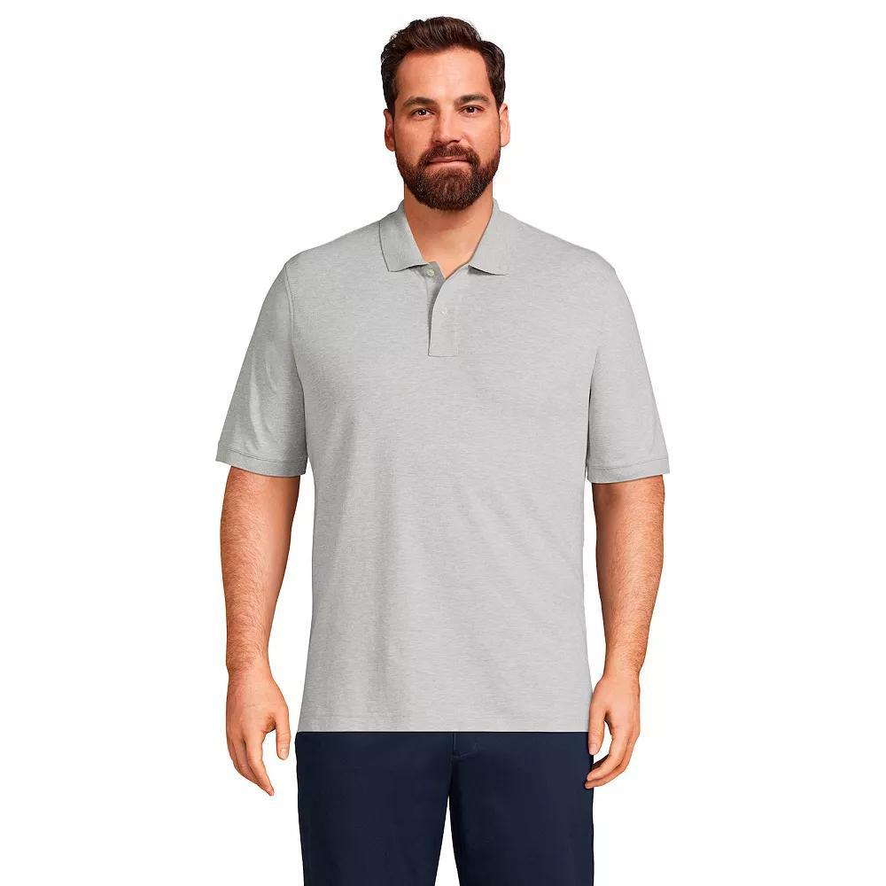 Big & Tall Lands' End Short Sleeve Comfort-First Mesh Polo Shirt, Men's, Size: 3XL Tall, Black Product Image