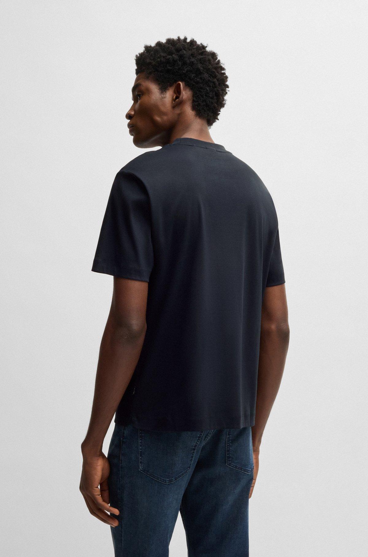 Regular-fit T-shirt in cotton with monogram print Product Image