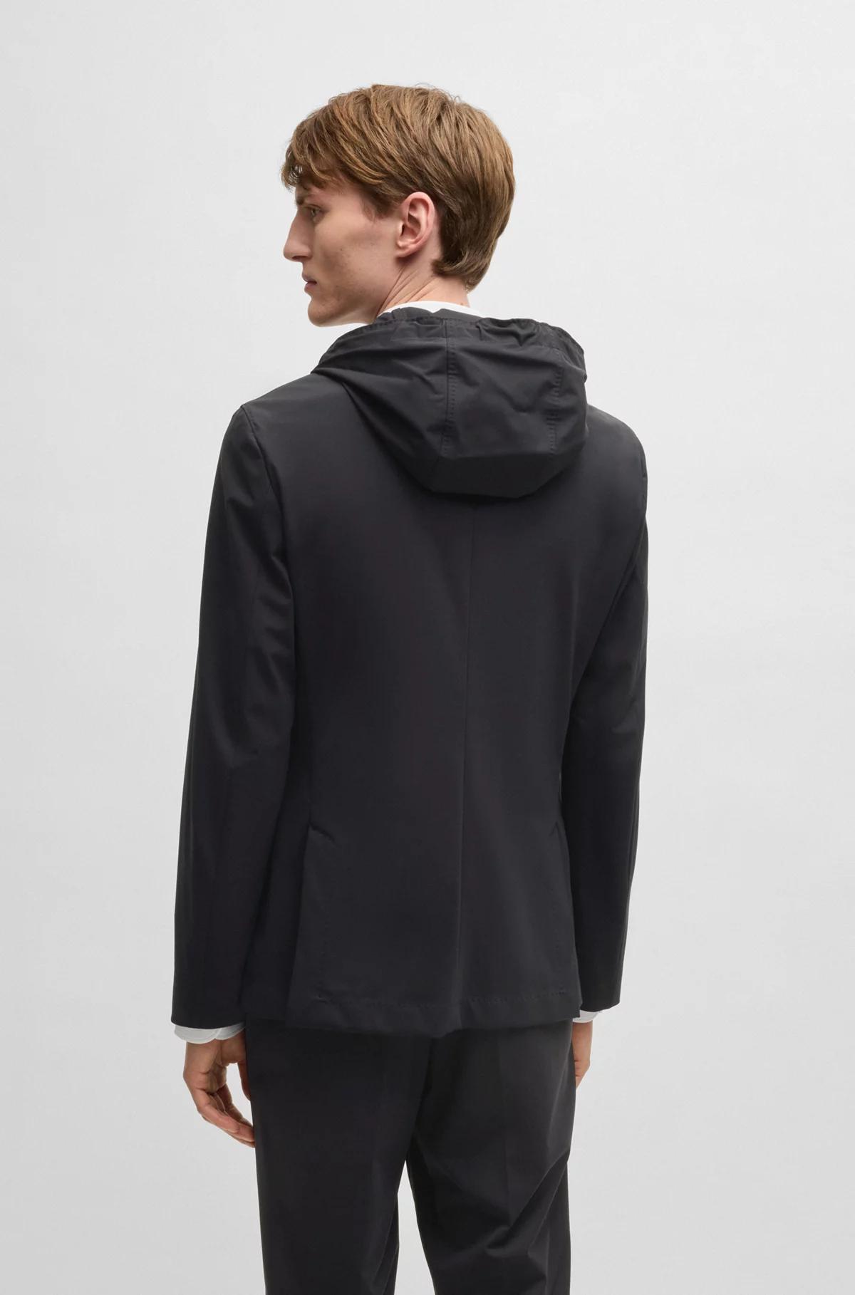 Boss Slim-Fit Jacket with Removable Hooded Inner Product Image