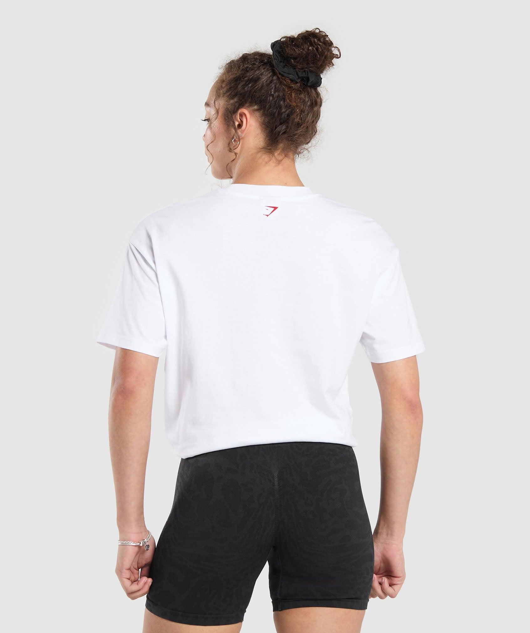 I Love Squats Graphic Oversized Tee Product Image