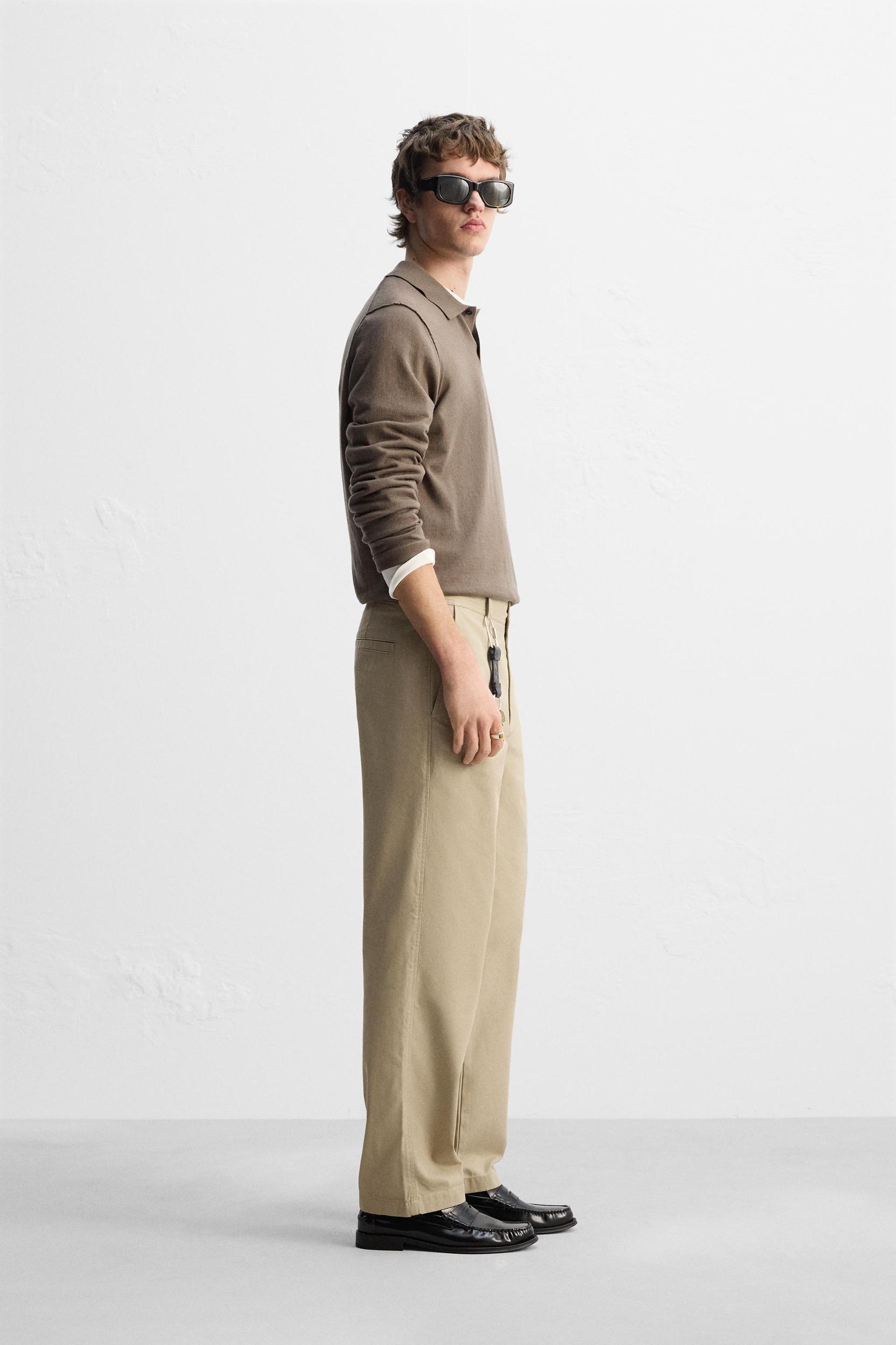 KNIT WOOL-COTTON POLO SHIRT Product Image